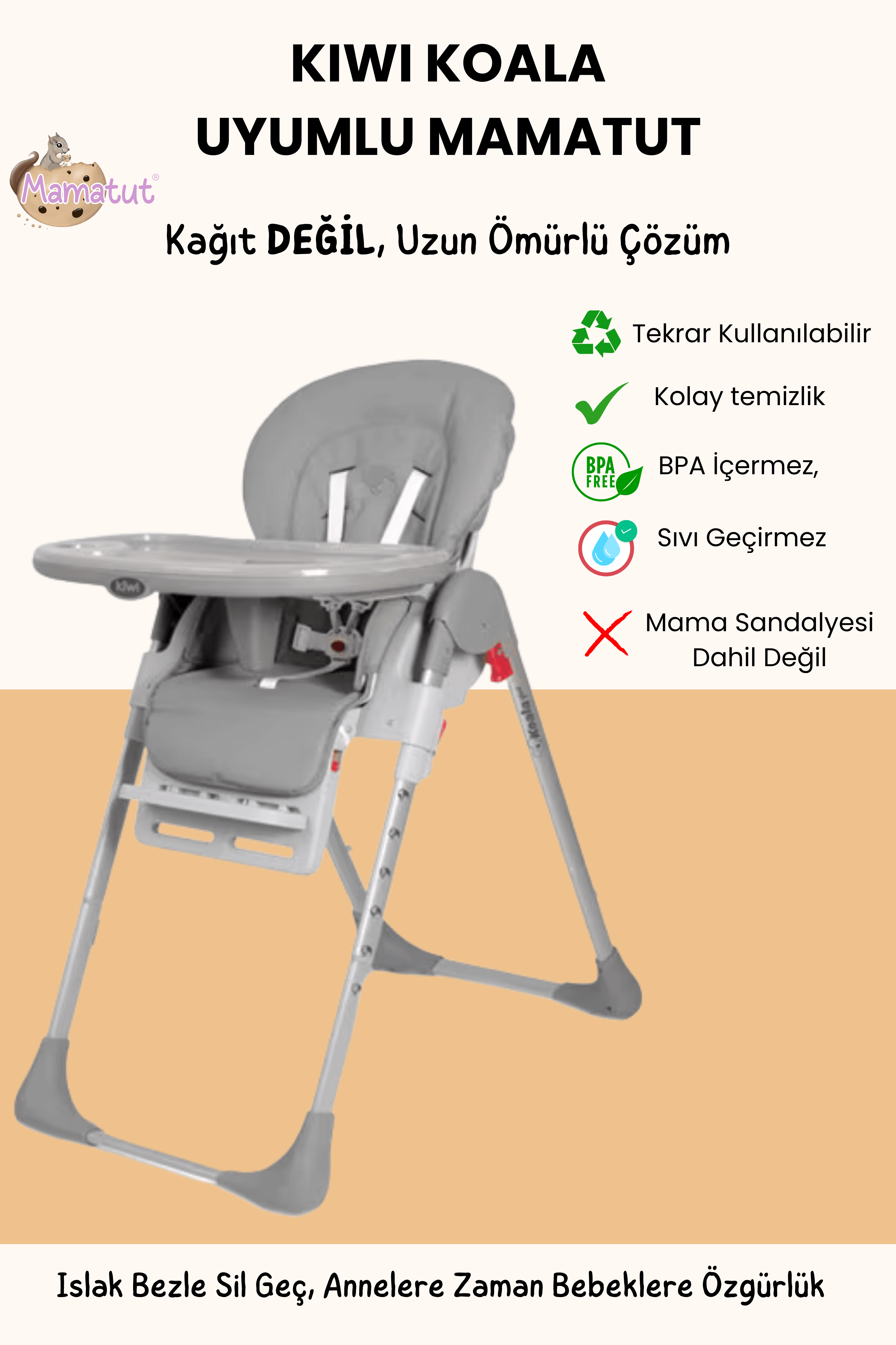 Kiwi Koala Uyumlu MamaTut