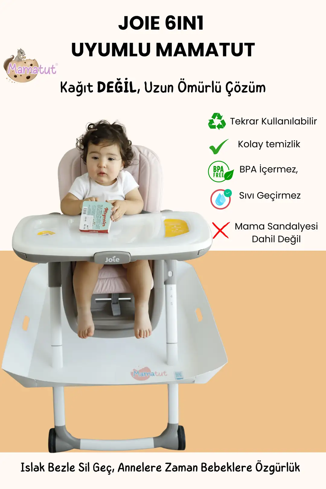 Joie Multiply 6in1 Model Mama Sandalyesi Uyumlu MamaTut