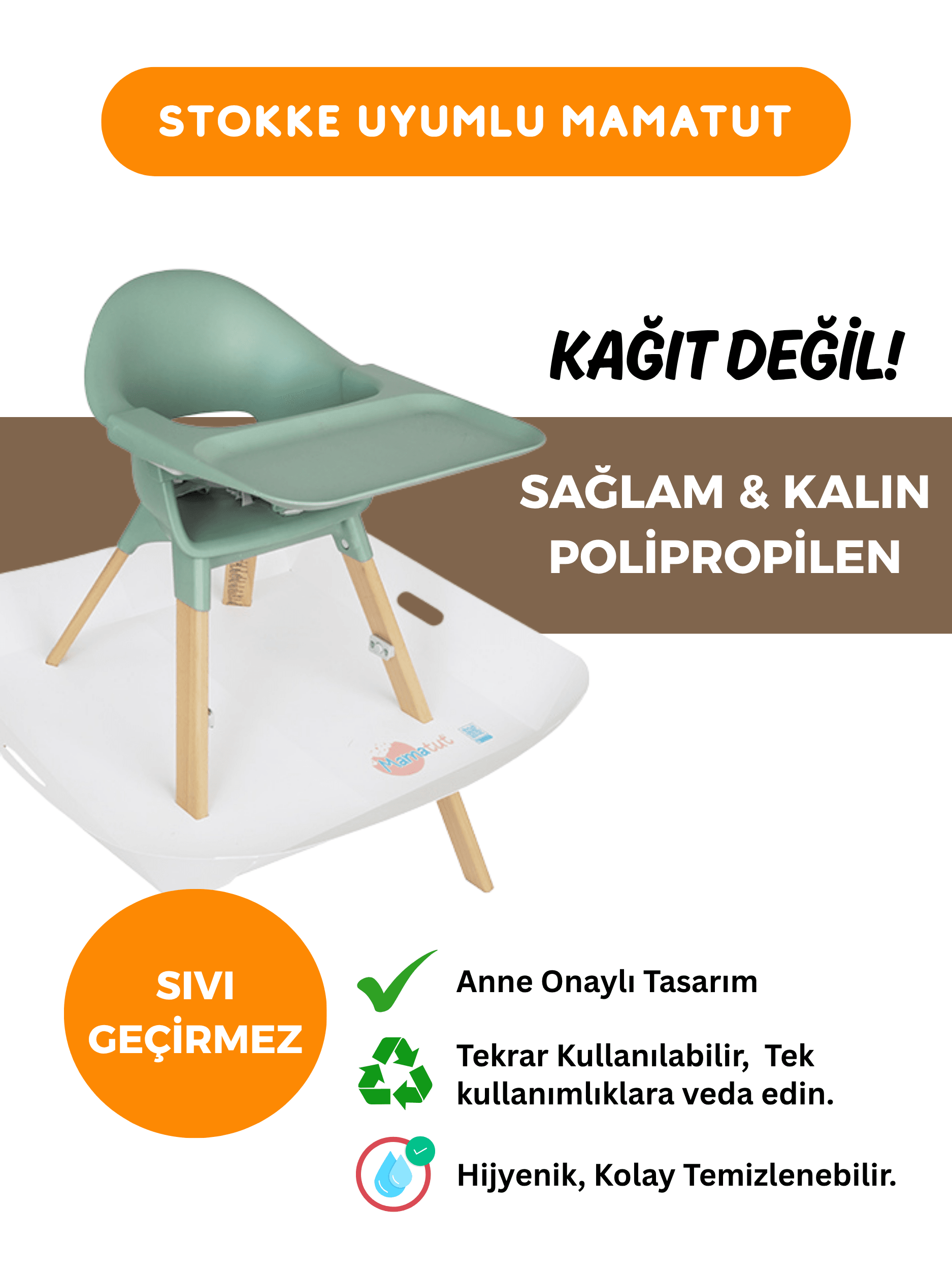 Stokke Clikk Model Mama Sandalyesi Uyumlu MamaTut