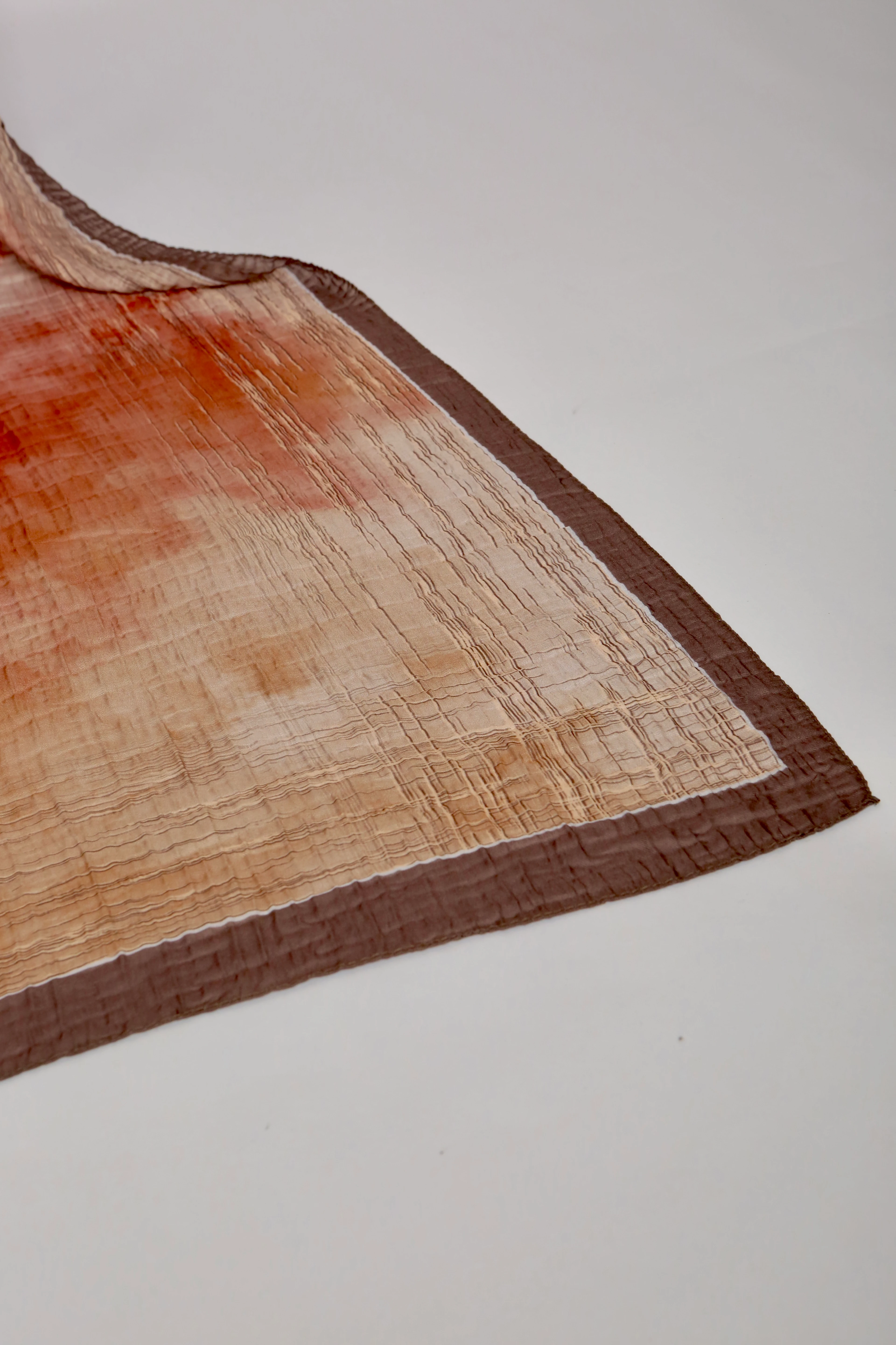 LUMEN DESEN MÜSLİN ŞAL KİREMİT