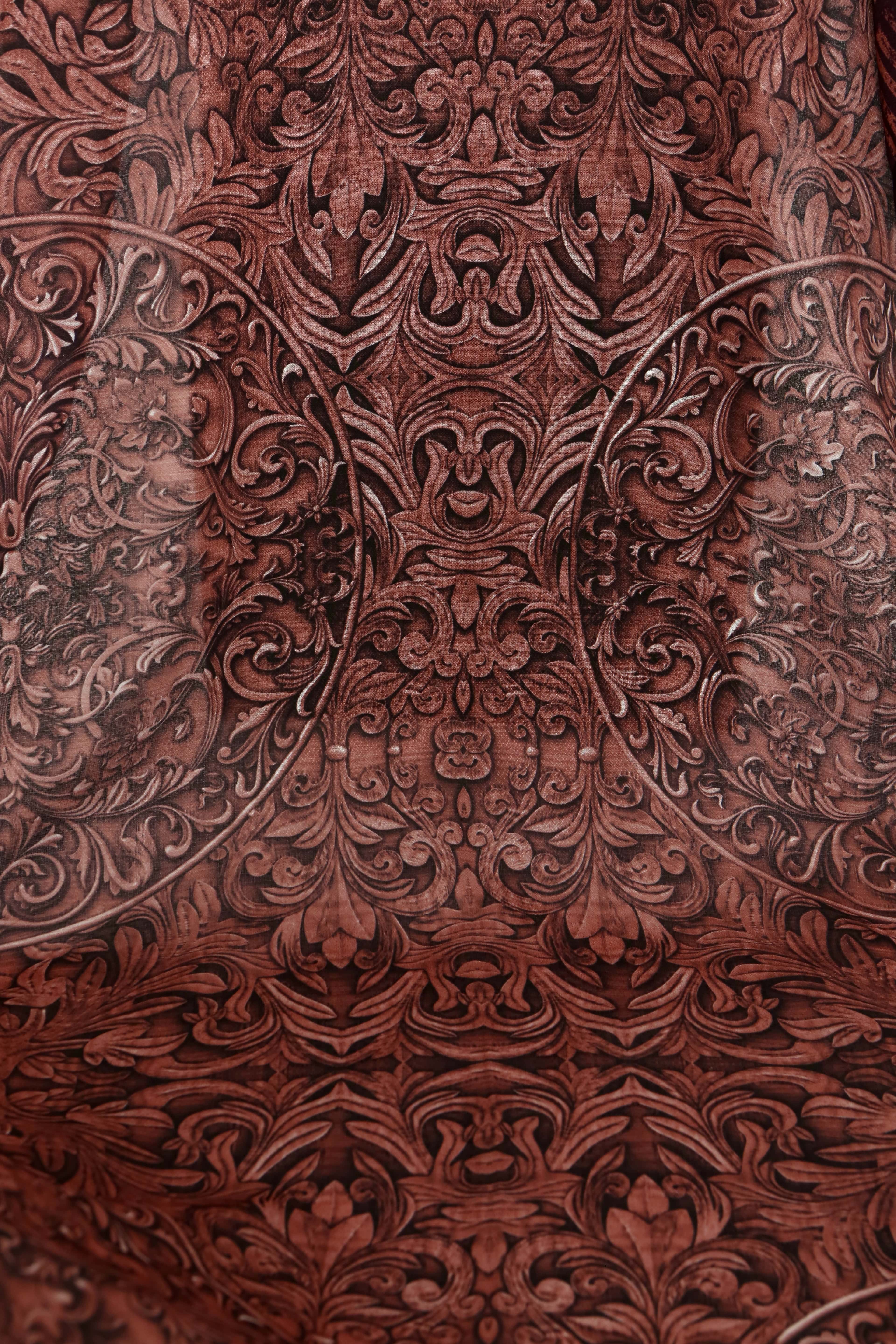 İMPERİAL DESEN RİBANA ŞAL