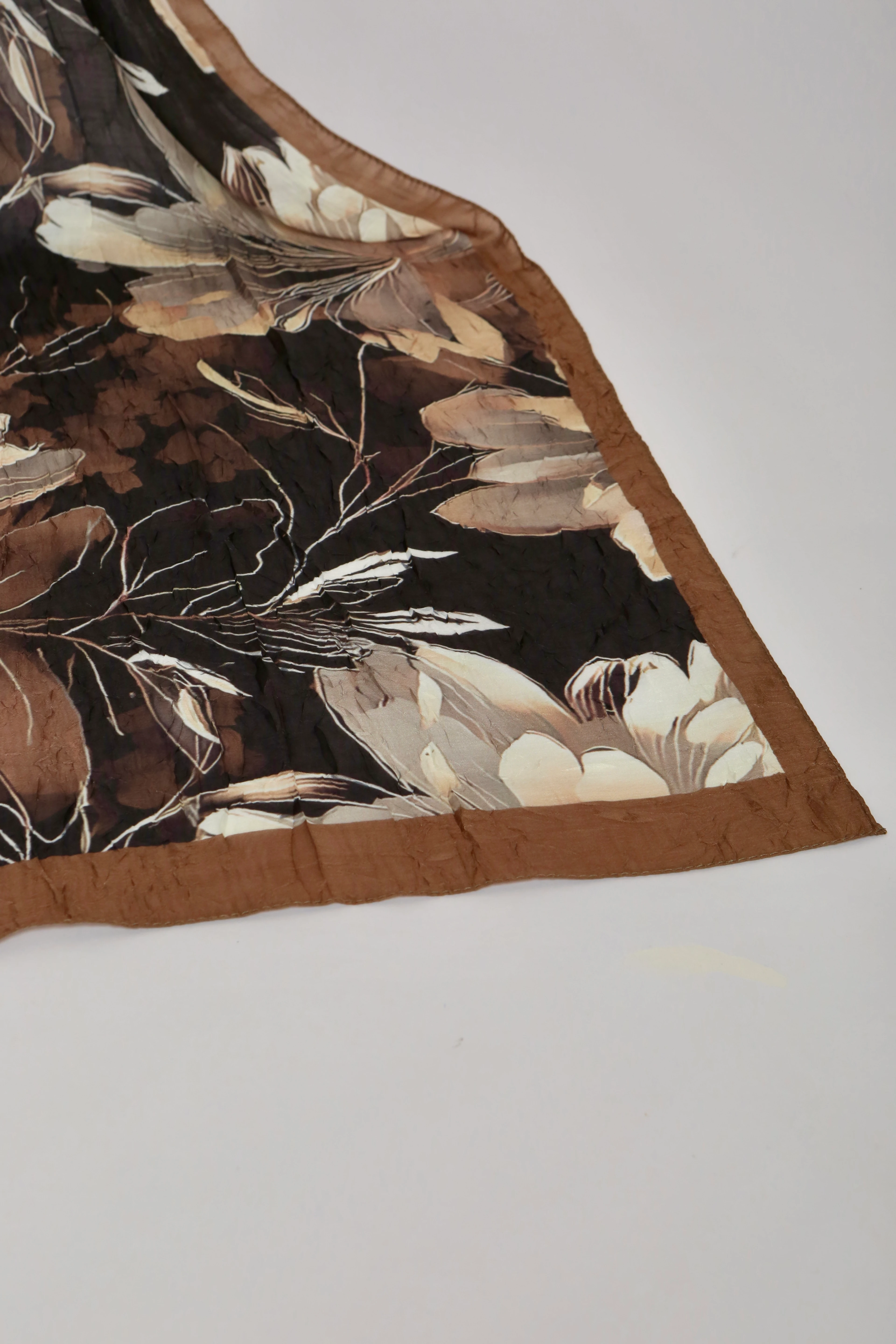 FLORA DESEN BAMBU KRAŞ ŞAL KAHVERENGİ