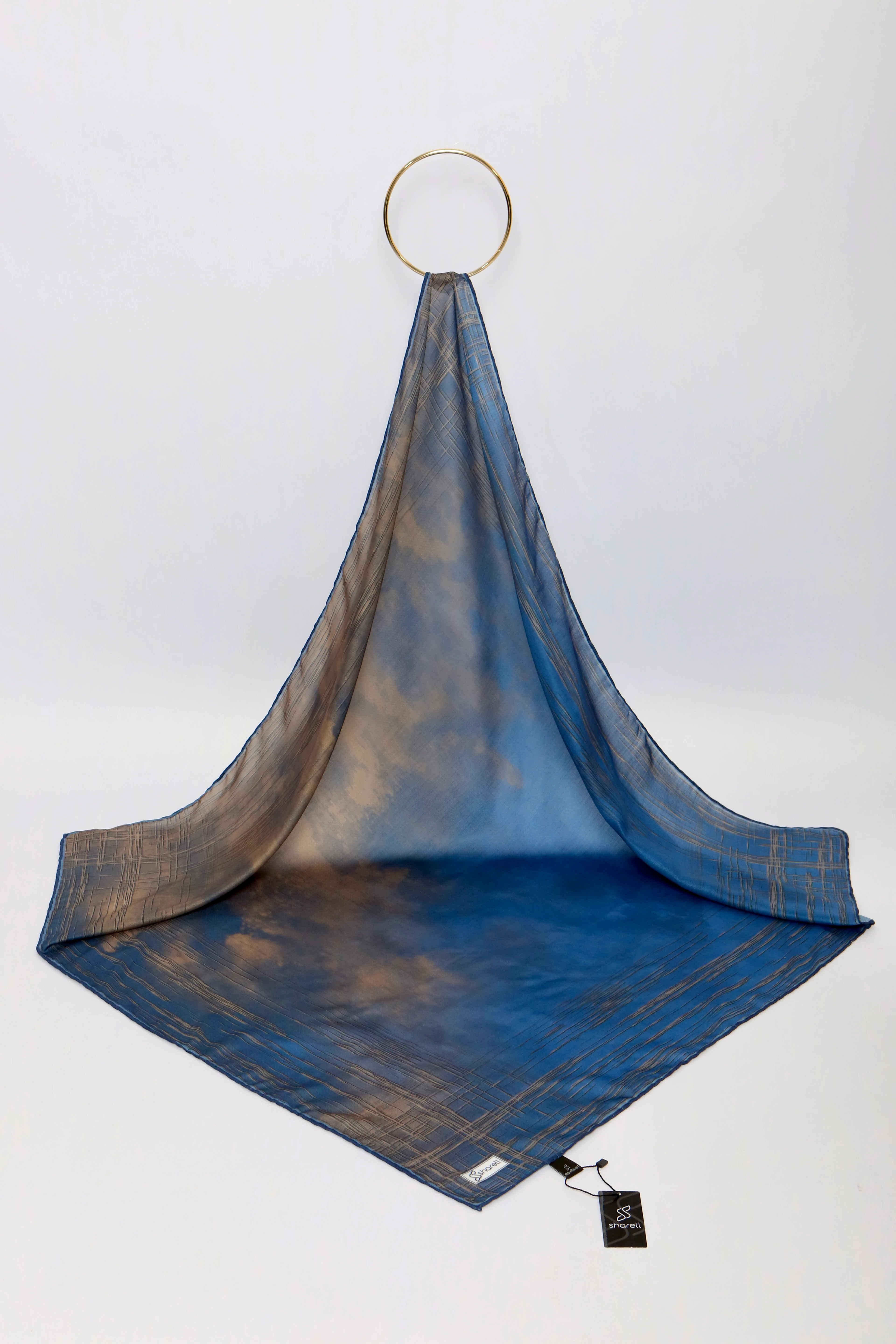 DE MORE EŞARP LUNARİS SERİSİ LACİVERT