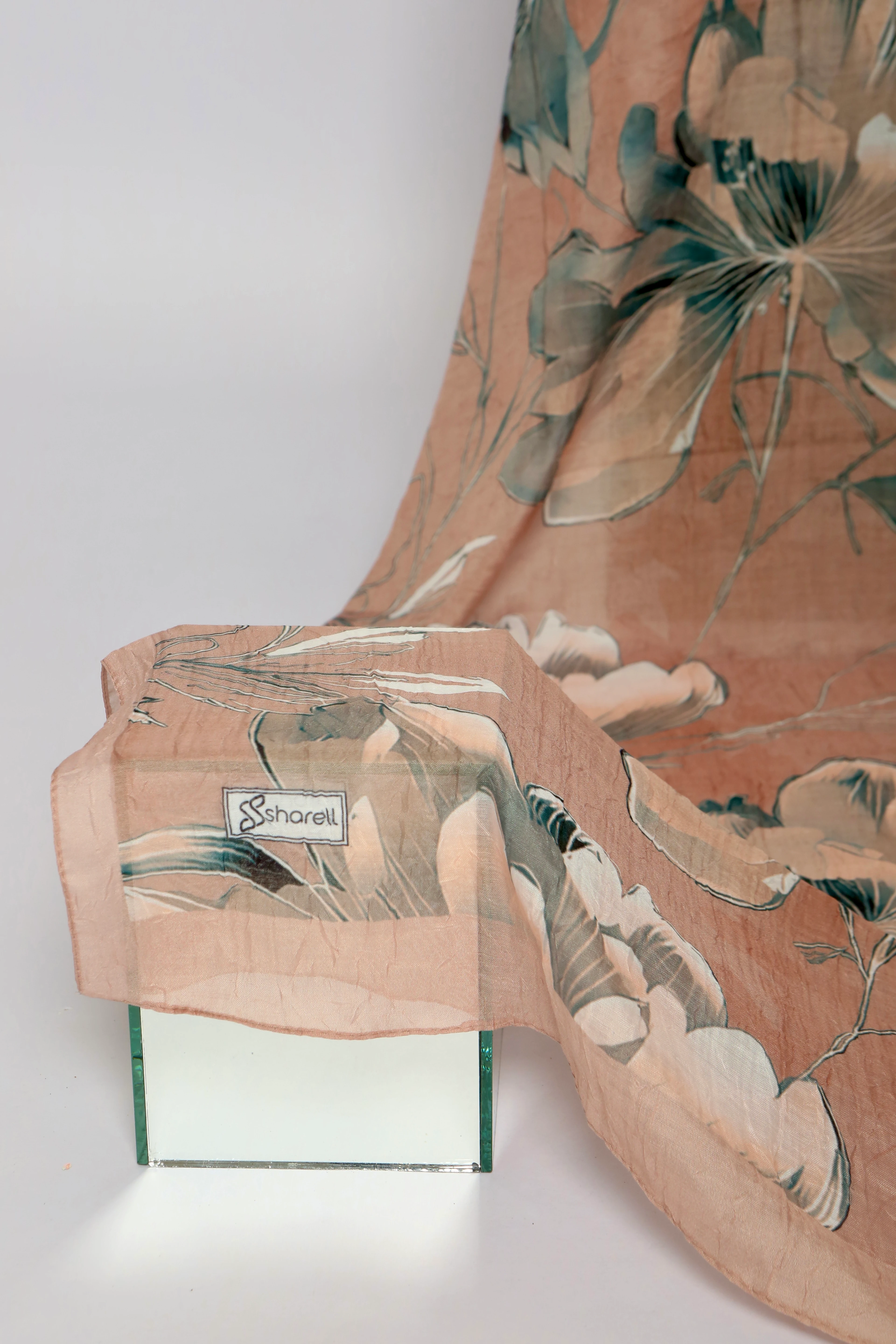 FLORA DESEN BAMBU KRAŞ ŞAL KİREMİT PUDRA