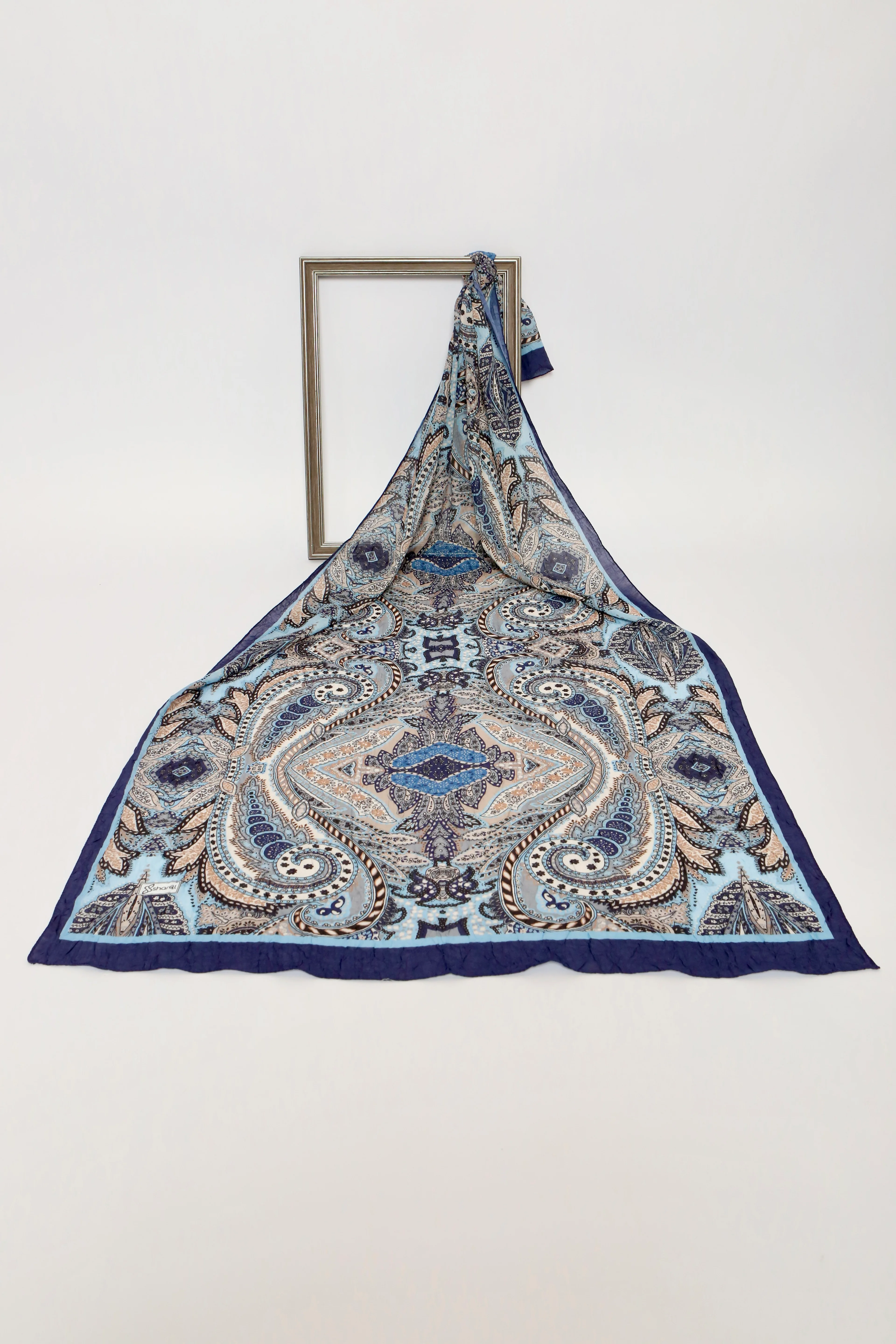 BAMBU KRAŞ ŞAL LACİVERT KOLEKSİYONU