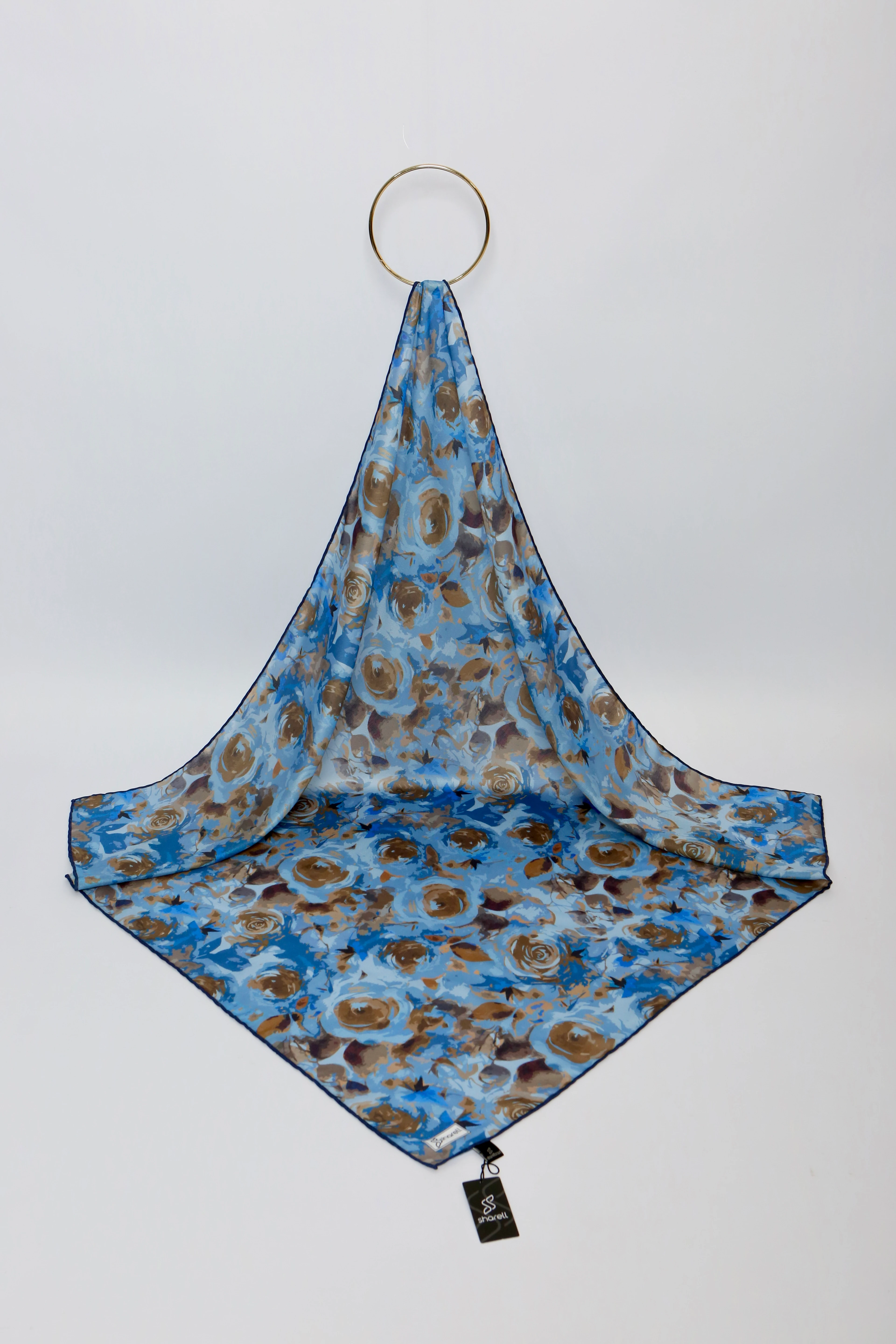 DE MORE EŞARP ROSE SERİSİ MAVİ