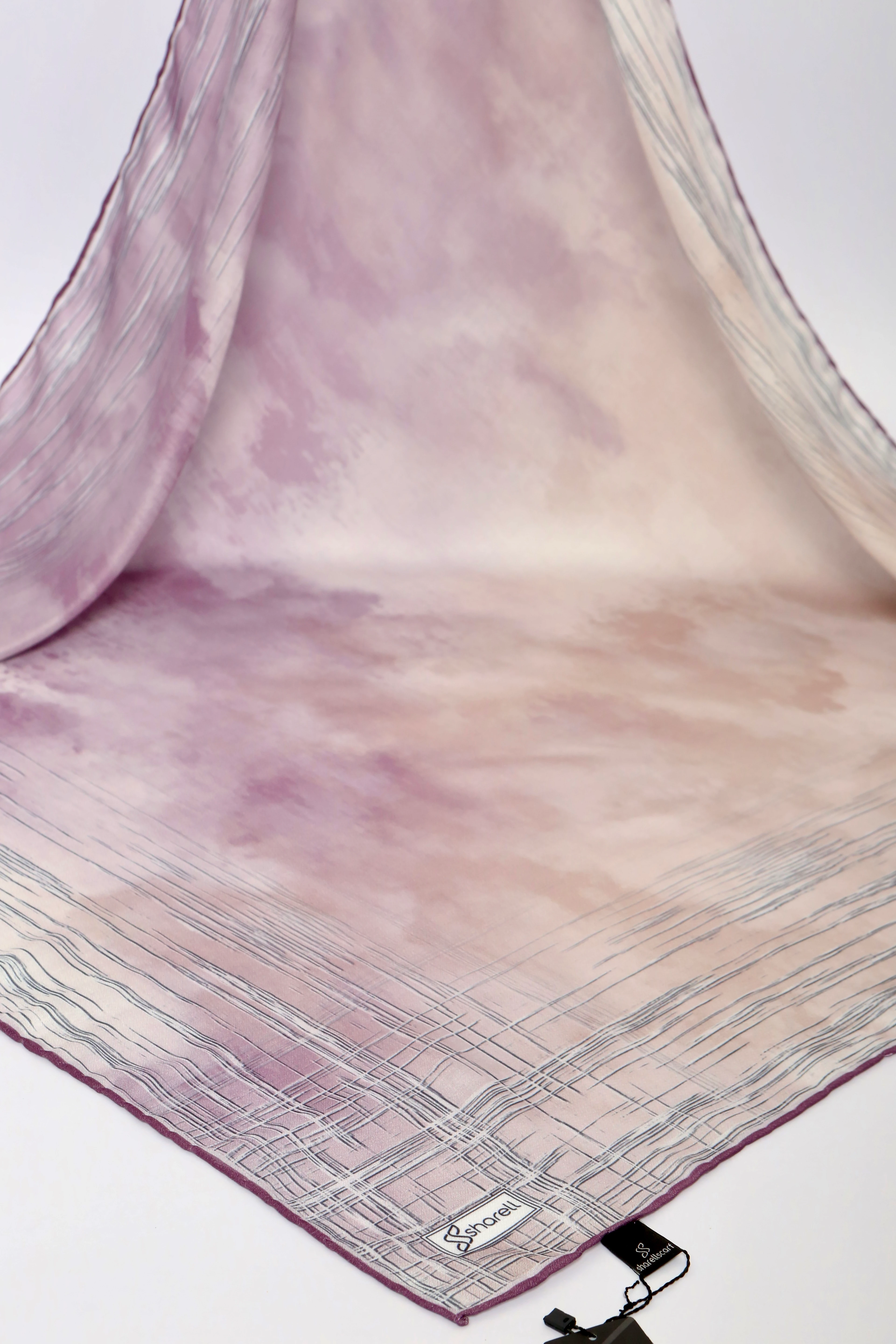 DE MORE EŞARP LUNARİS SERİSİ PUDRALI LİLA