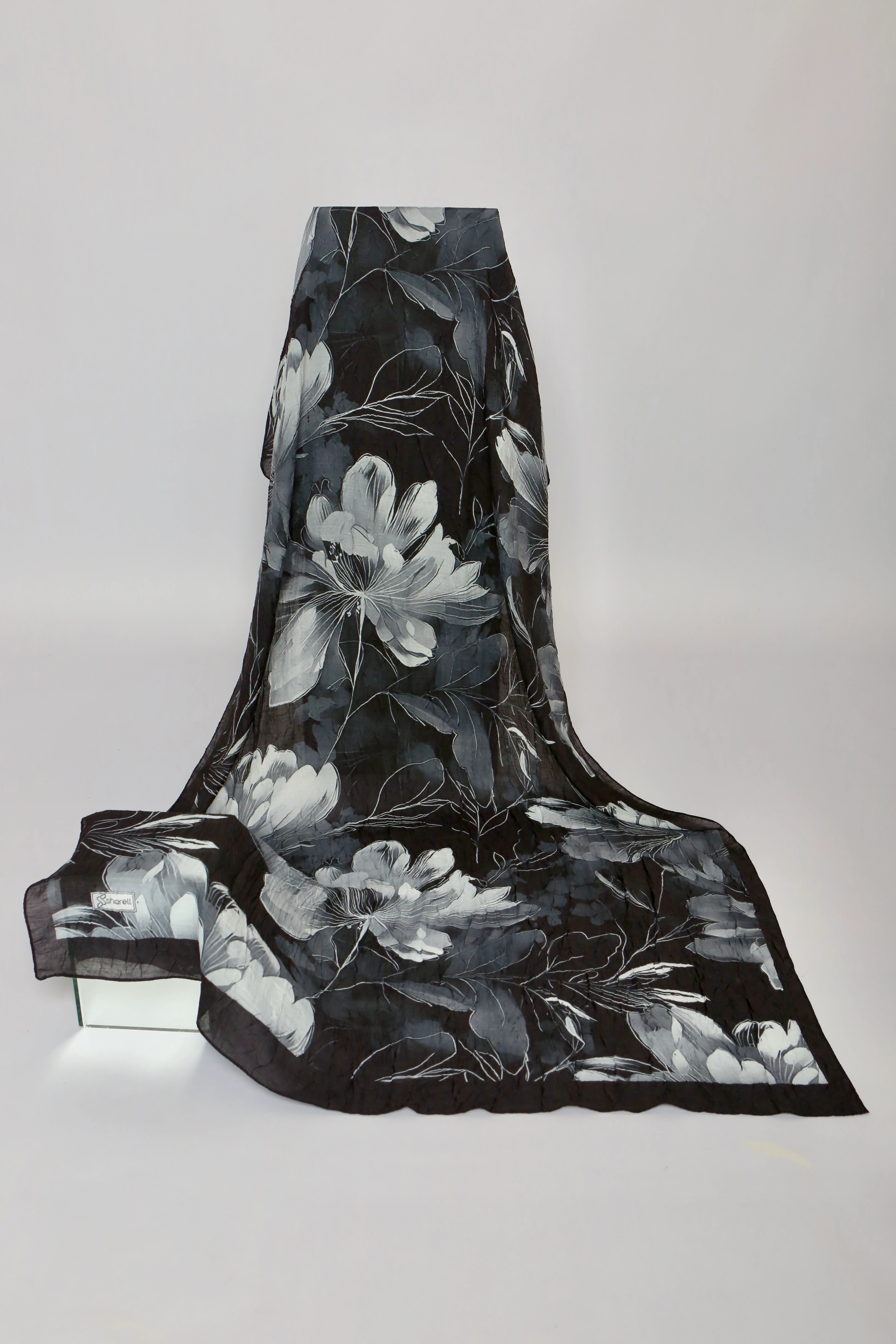 FLORA DESEN BAMBU KRAŞ ŞAL SİYAH