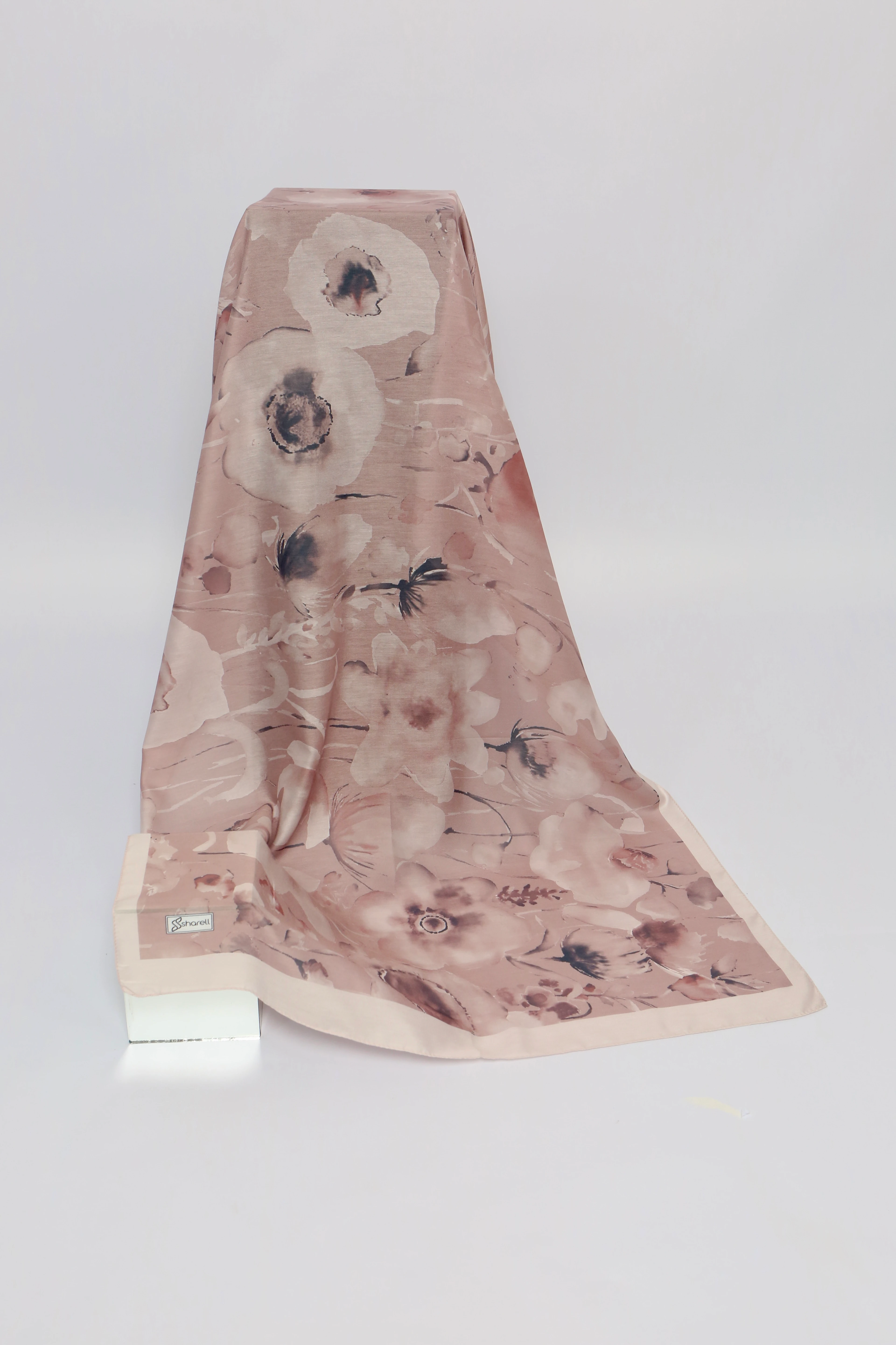 AQUARELLE DESEN SOFT ŞAL GÜL KURUSU