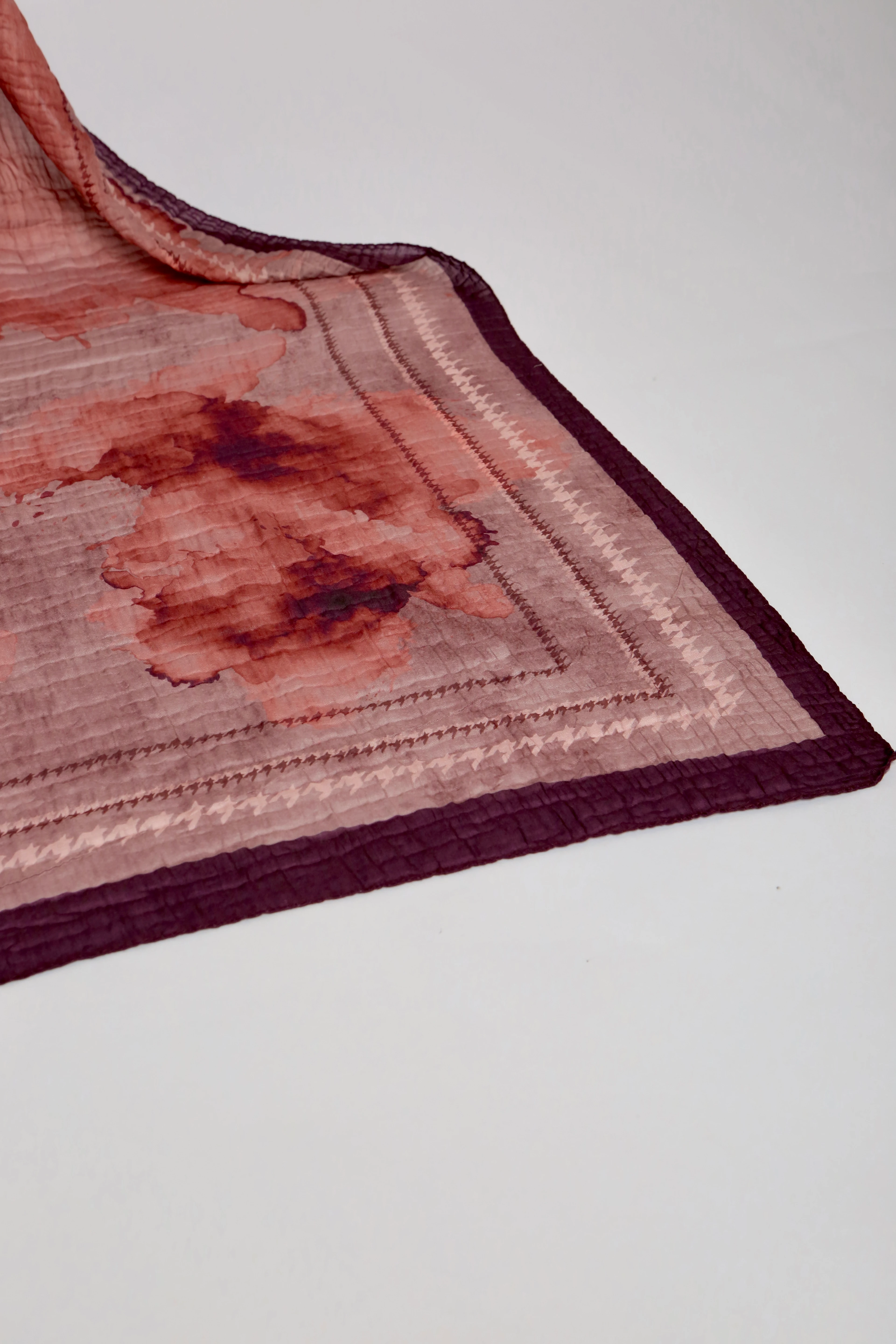 SOLARE DESEN MÜSLİN ŞAL GÜL KURUSU