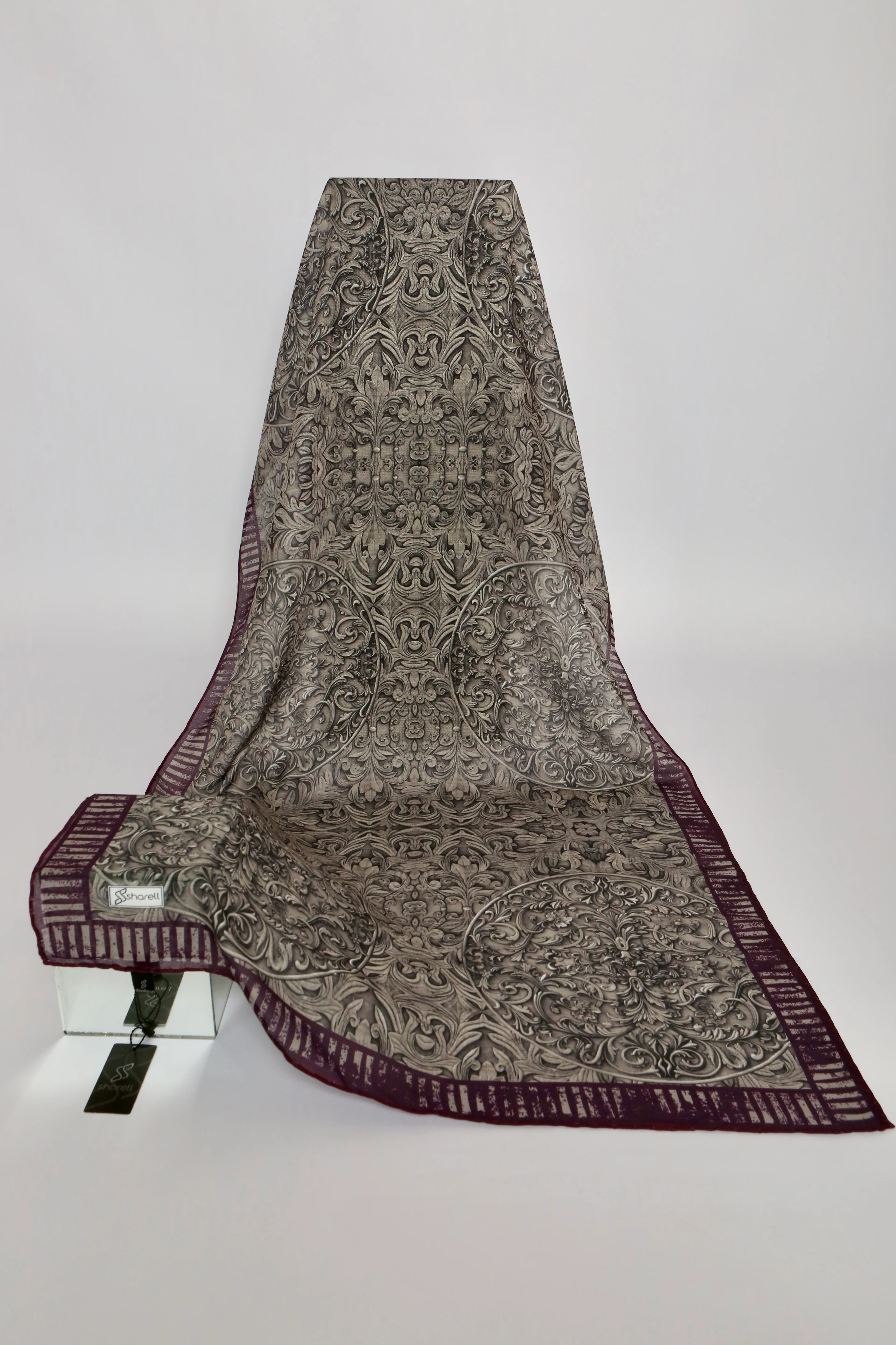 İMPERİAL DESEN RİBANA ŞAL