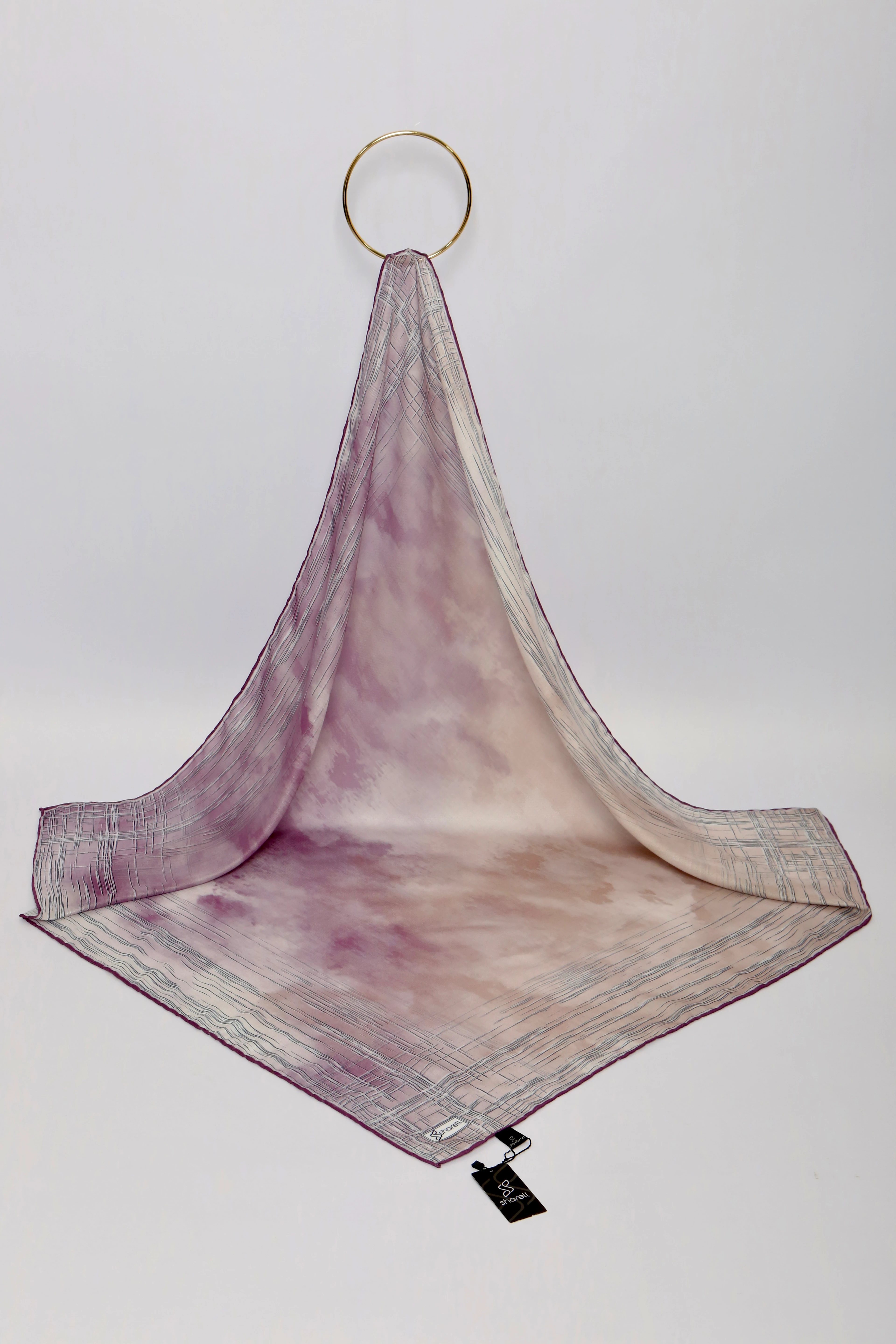 DE MORE EŞARP LUNARİS SERİSİ PUDRALI LİLA