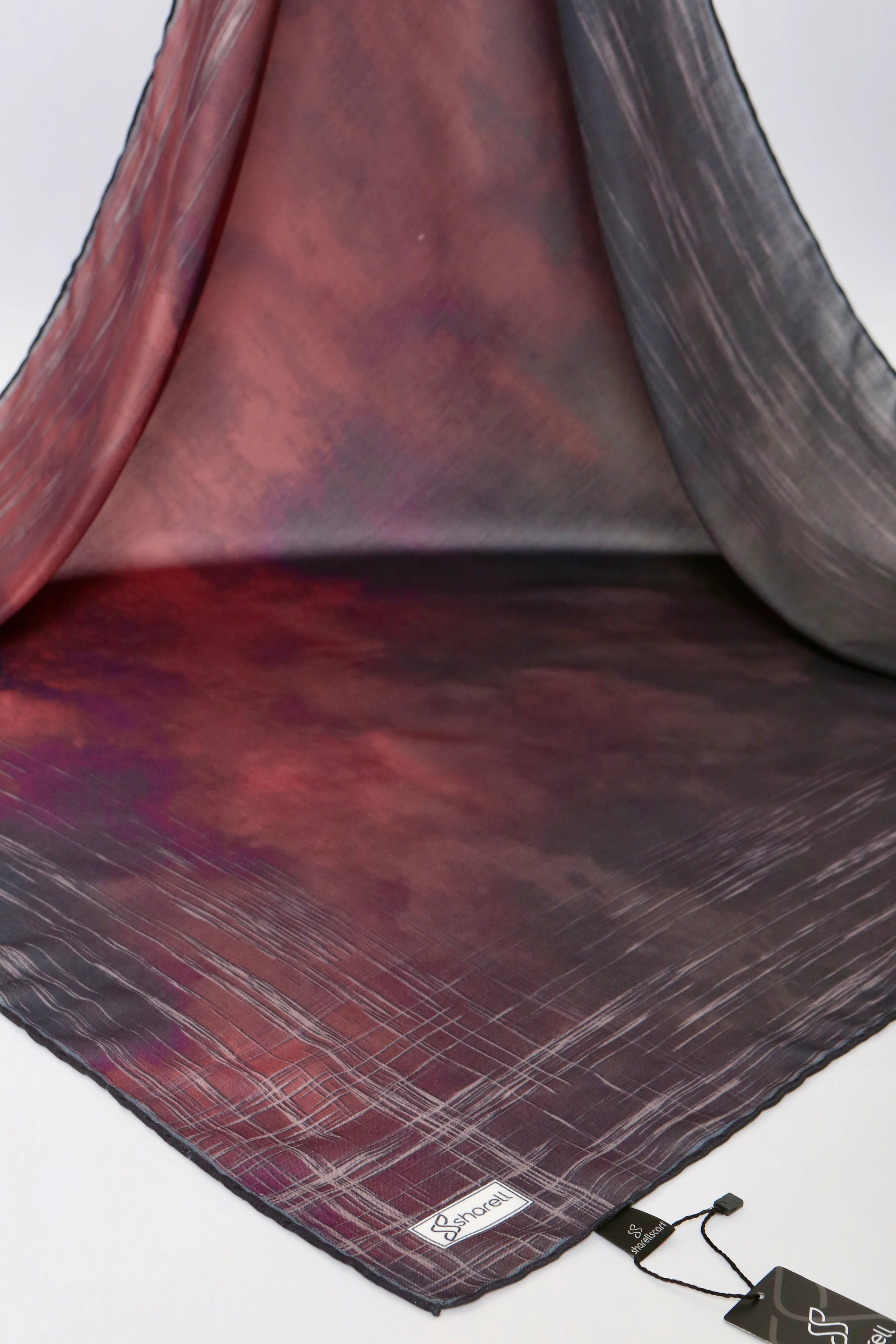 DE MORE EŞARP LUNARİS SERİSİ KOYU MÜRDÜM