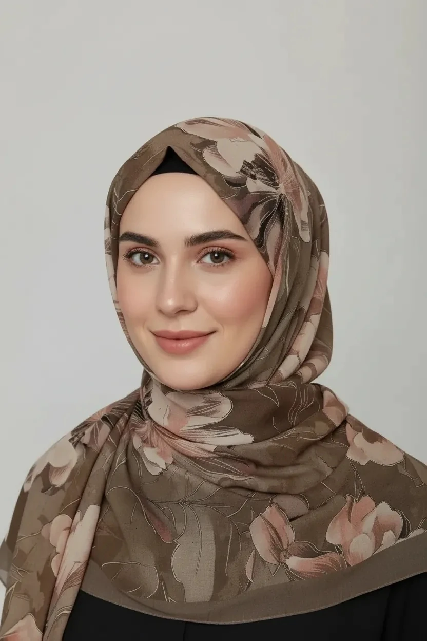 FLORA DESEN BAMBU KRAŞ ŞAL TOPRAK KAHVE