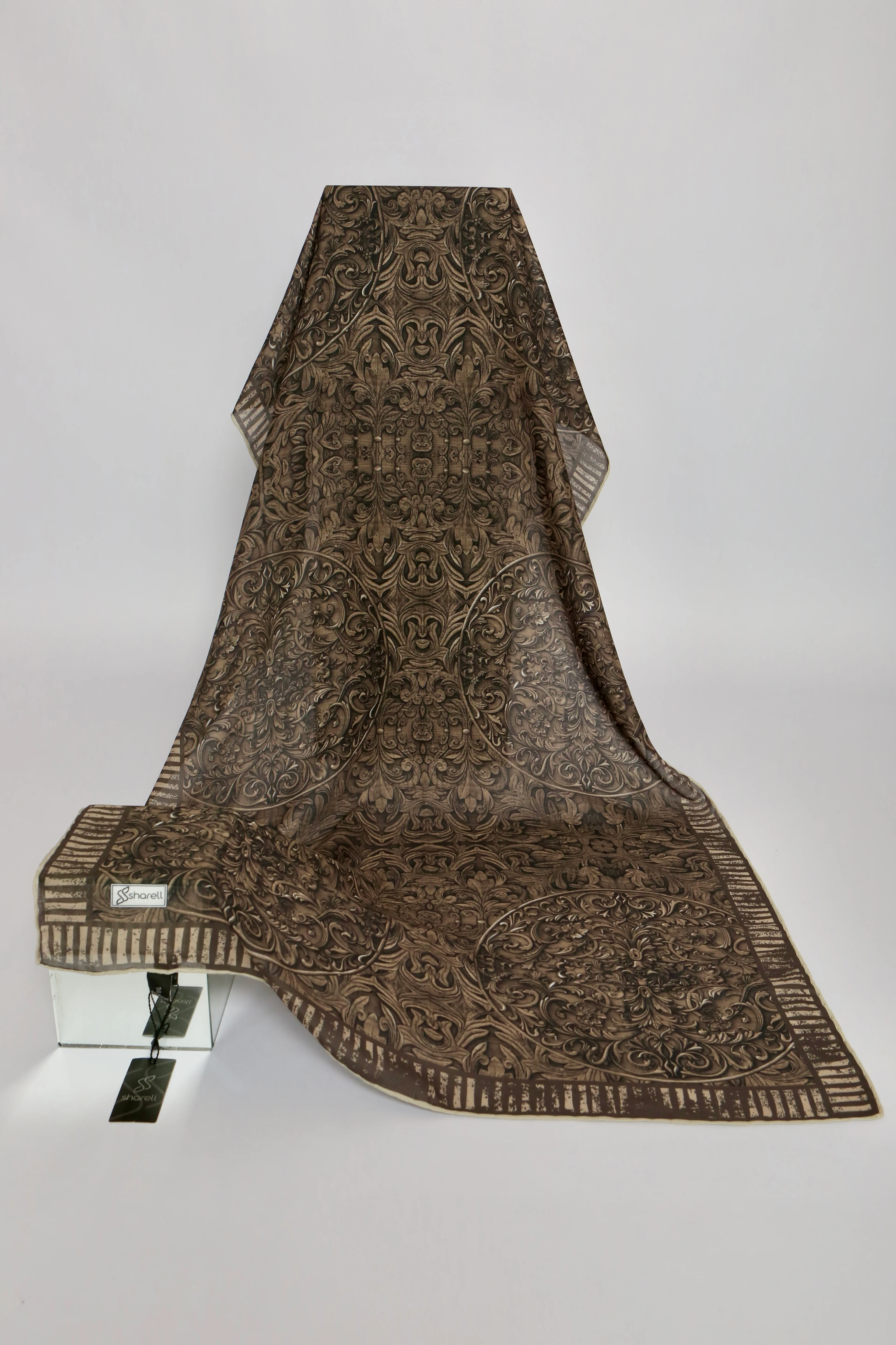 İMPERİAL DESEN RİBANA ŞAL