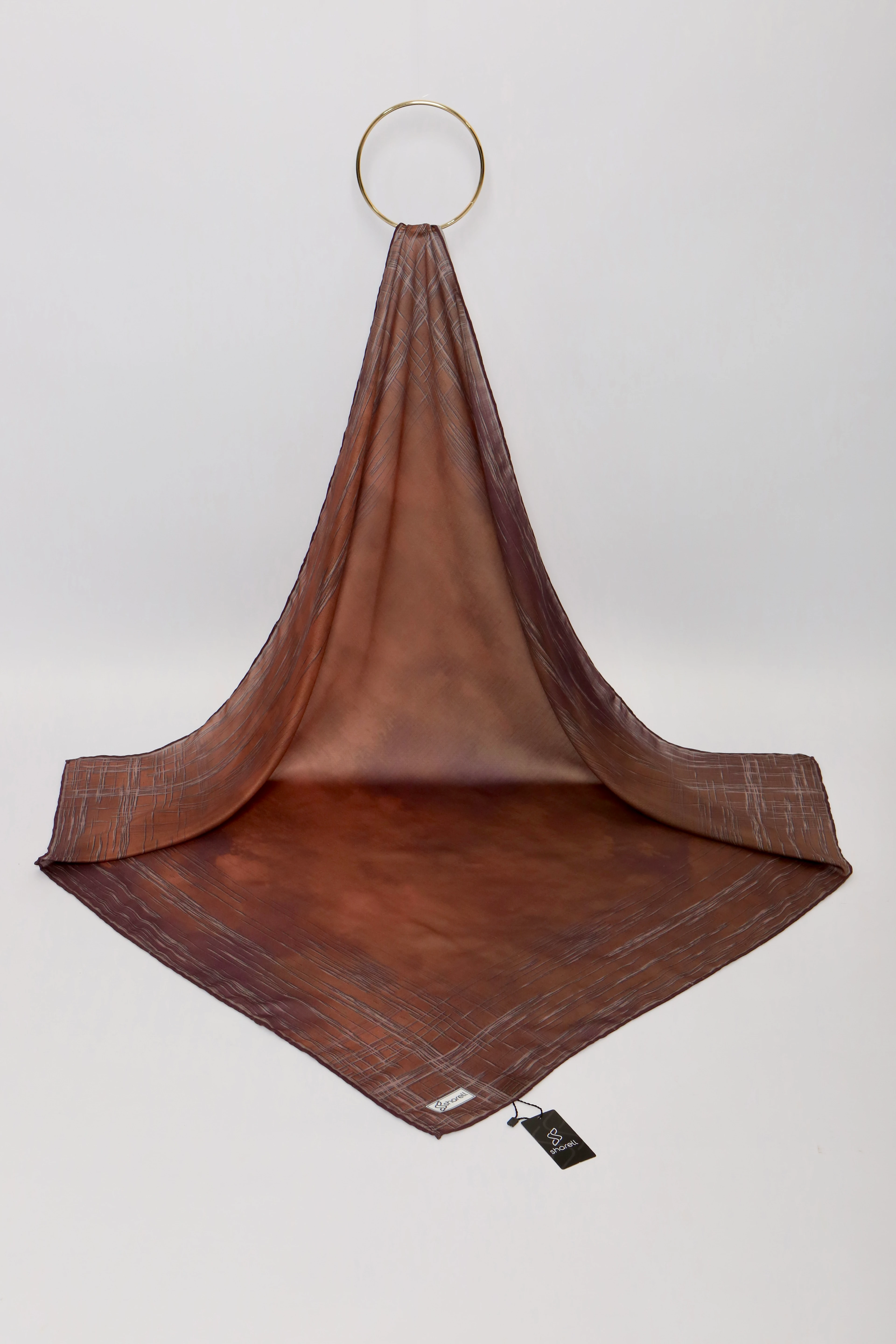 DE MORE EŞARP LUNARİS SERİSİ KESTANE KAHVE