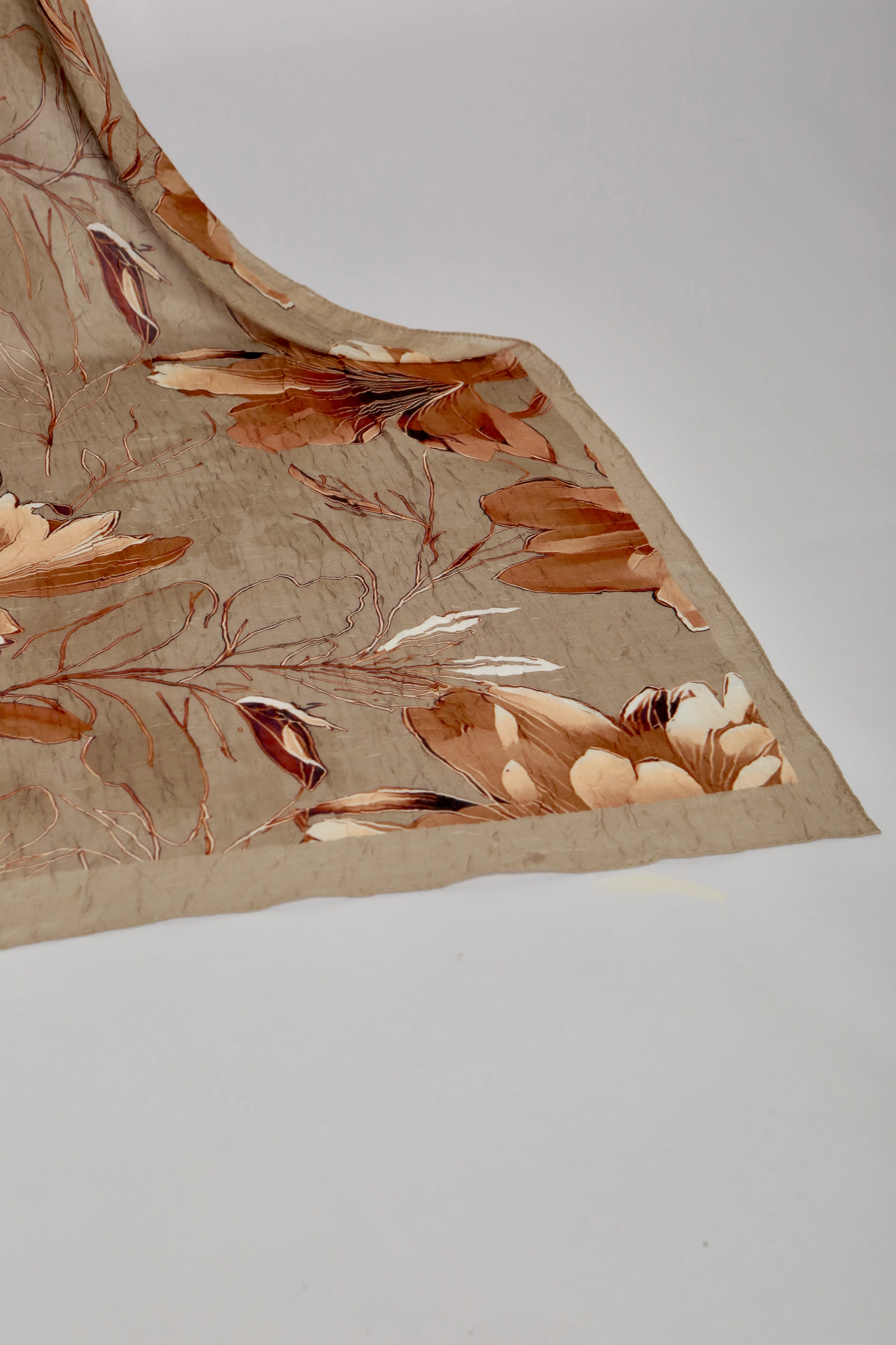 FLORA DESEN BAMBU KRAŞ ŞAL FINDIK KAHVE