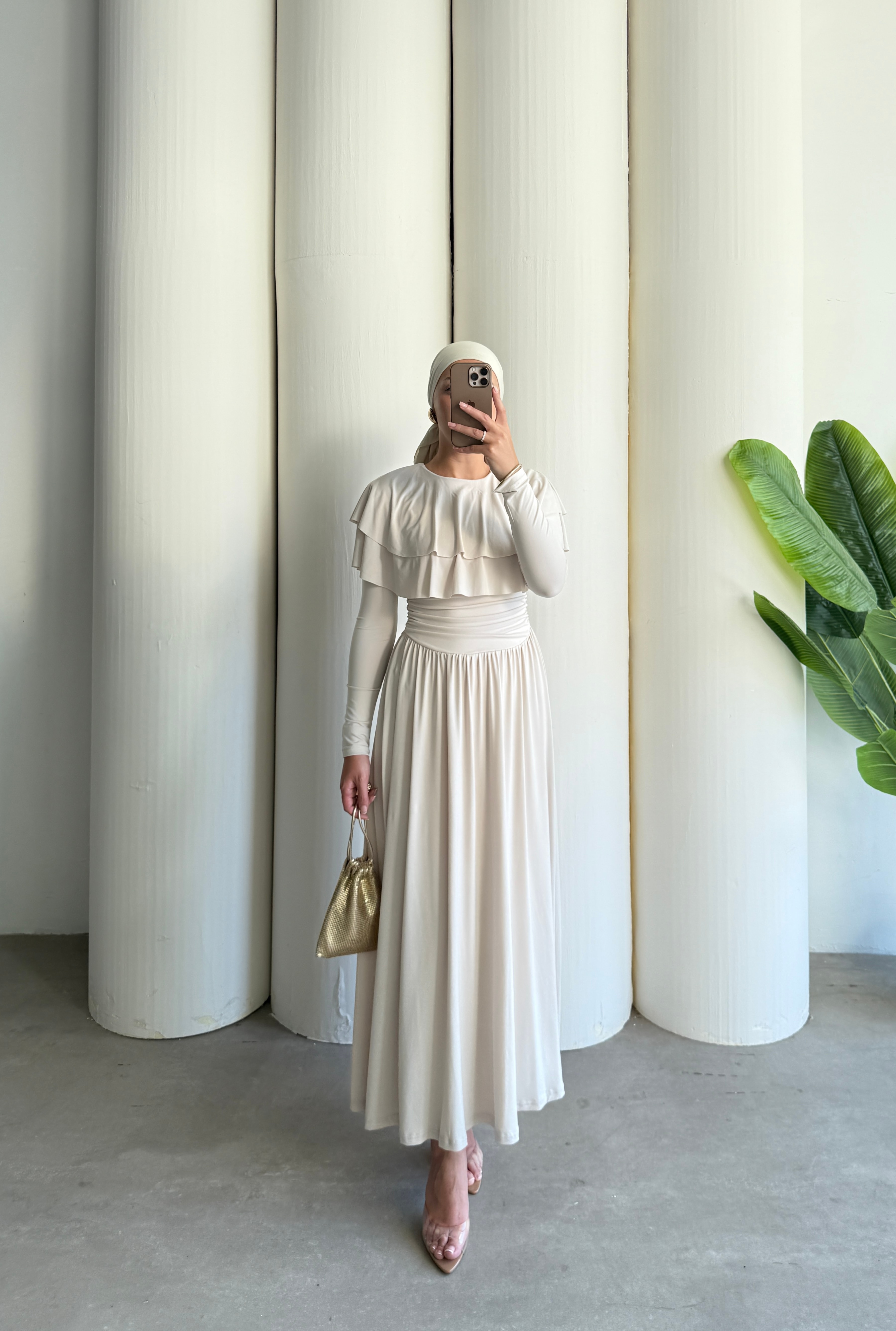 Jovita Elbise - Ekru