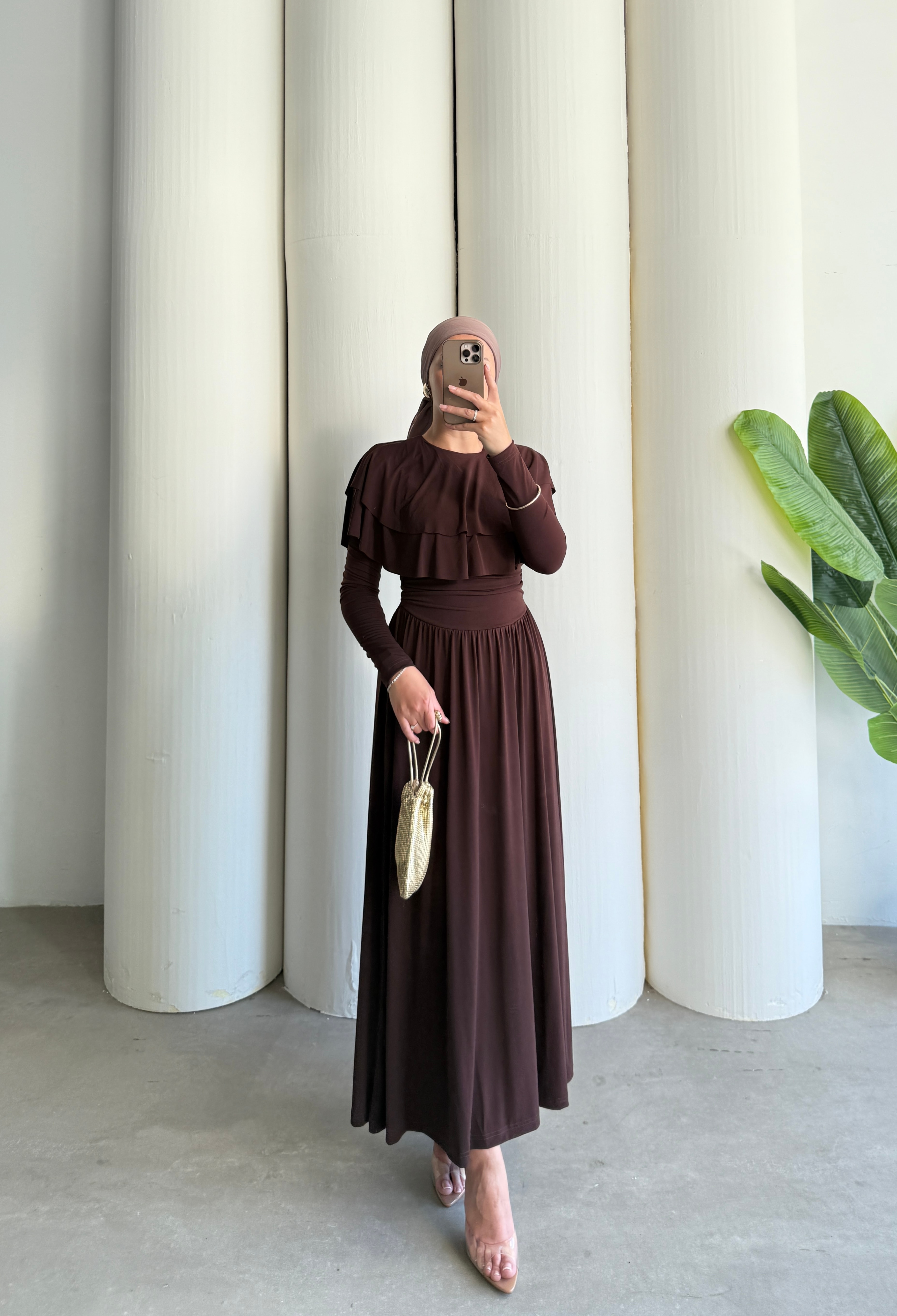 Jovita Elbise - Kahve