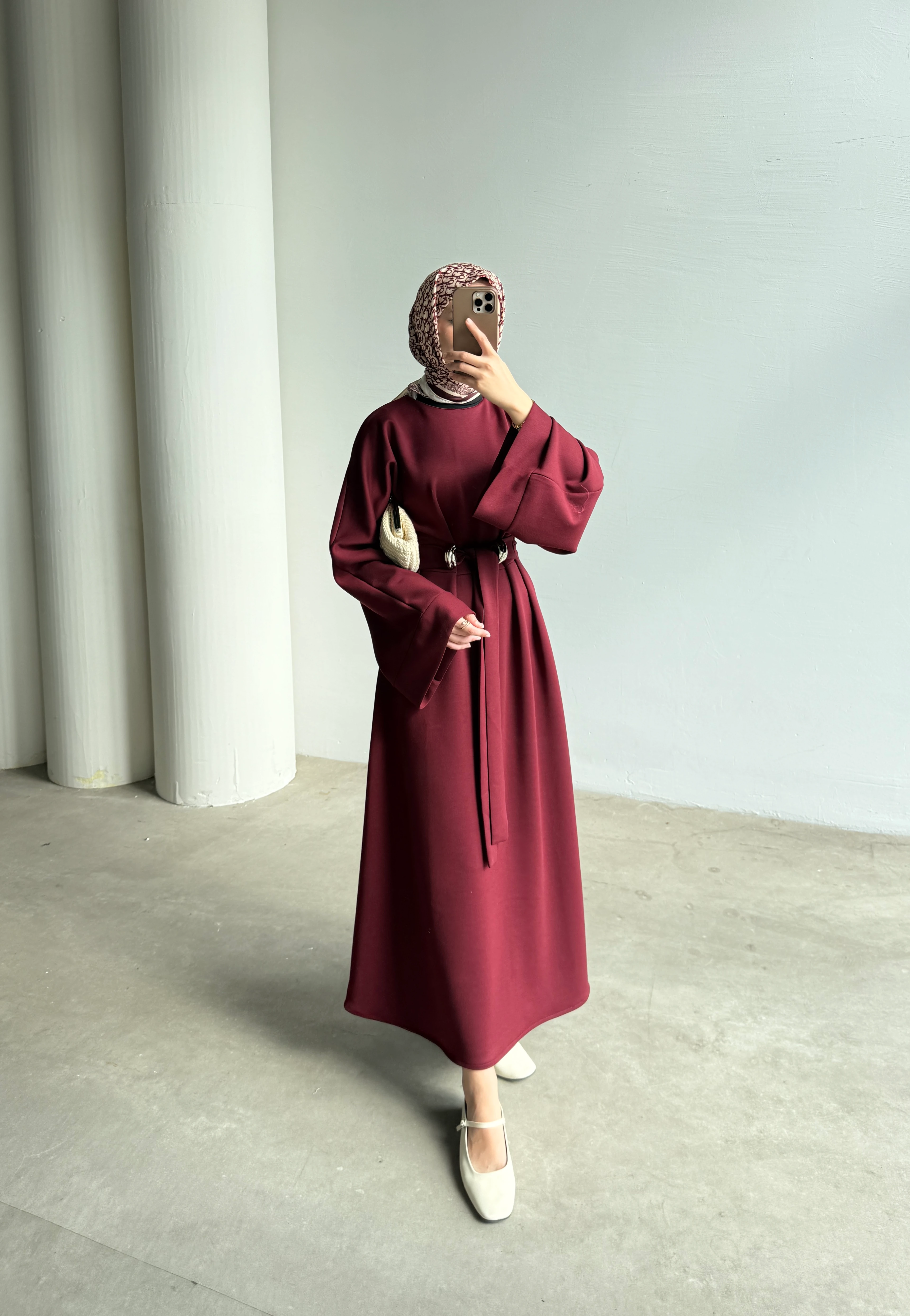 Rabina Elbise  - Bordo