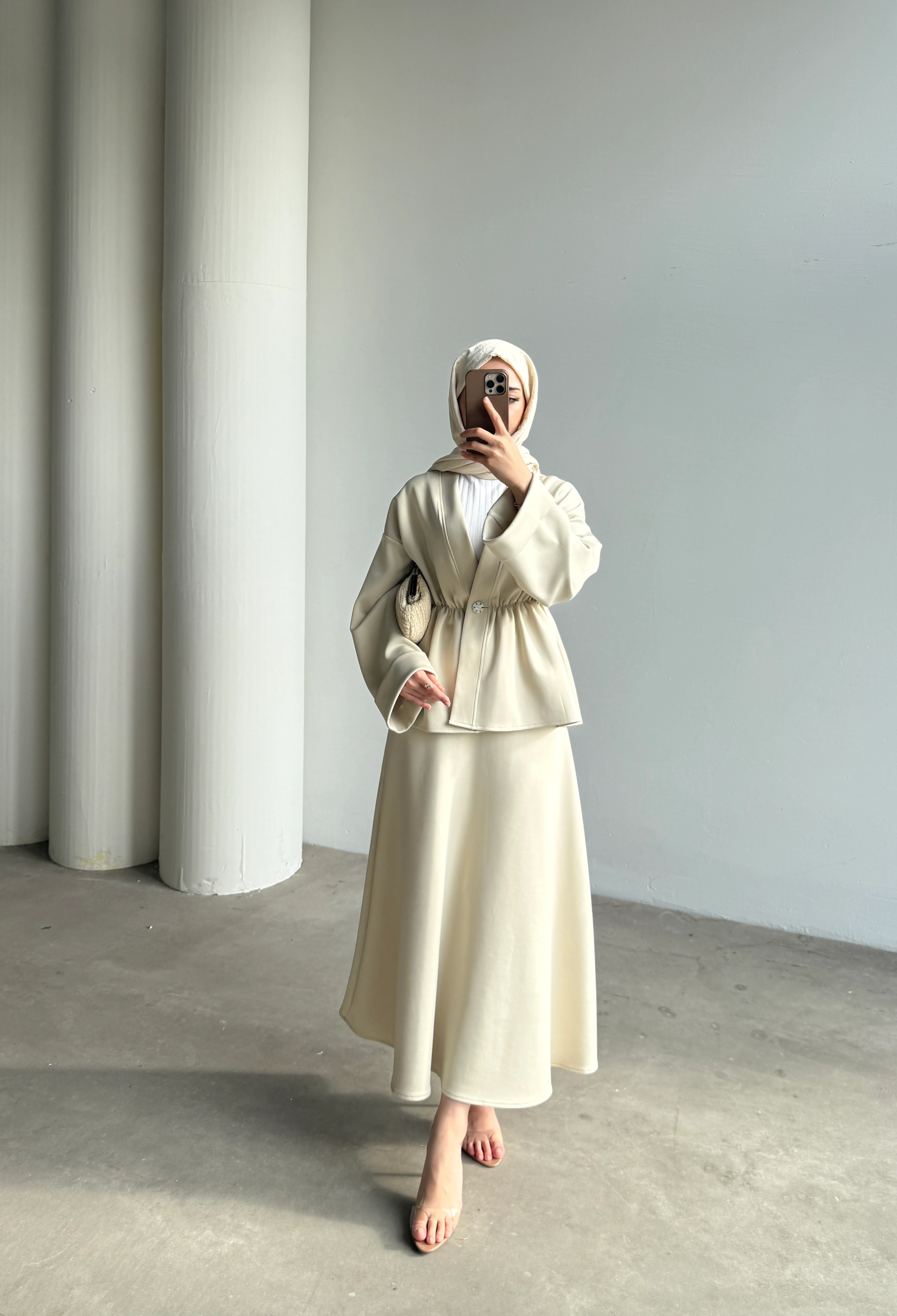 Sidra Takım  - Ekru