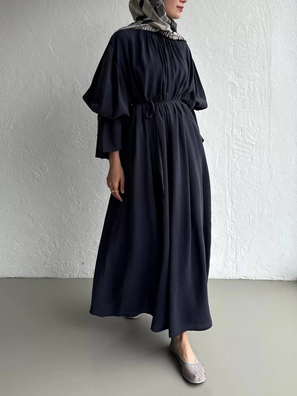  Assia Elbise Siyah - Lacivert