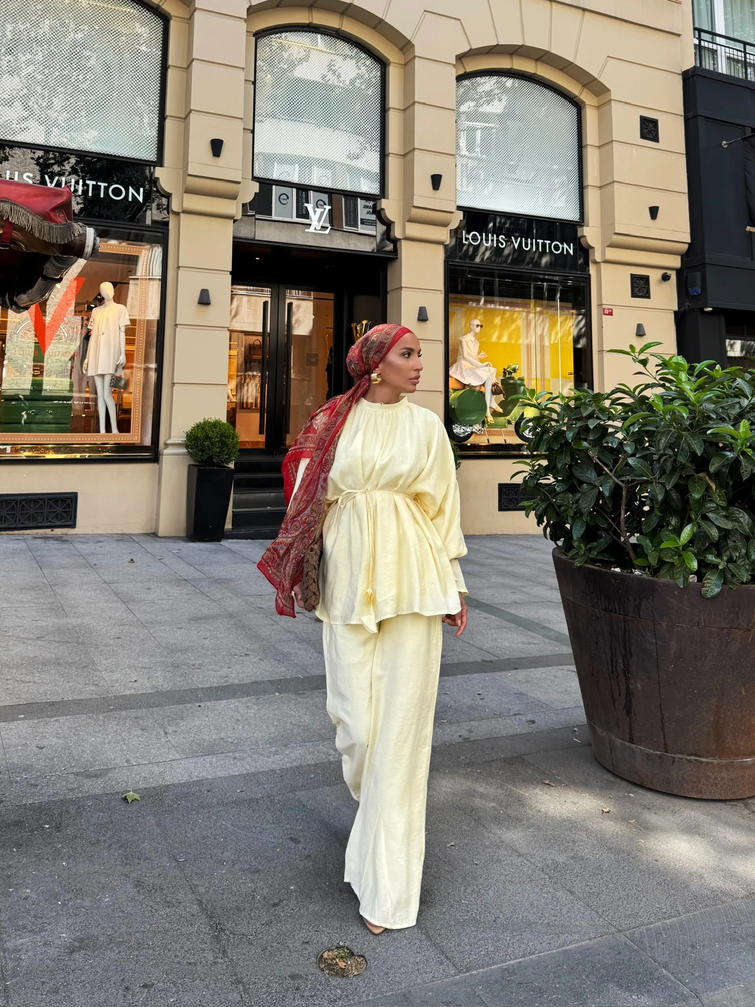 LİNEN PANTOLONLU TAKIM