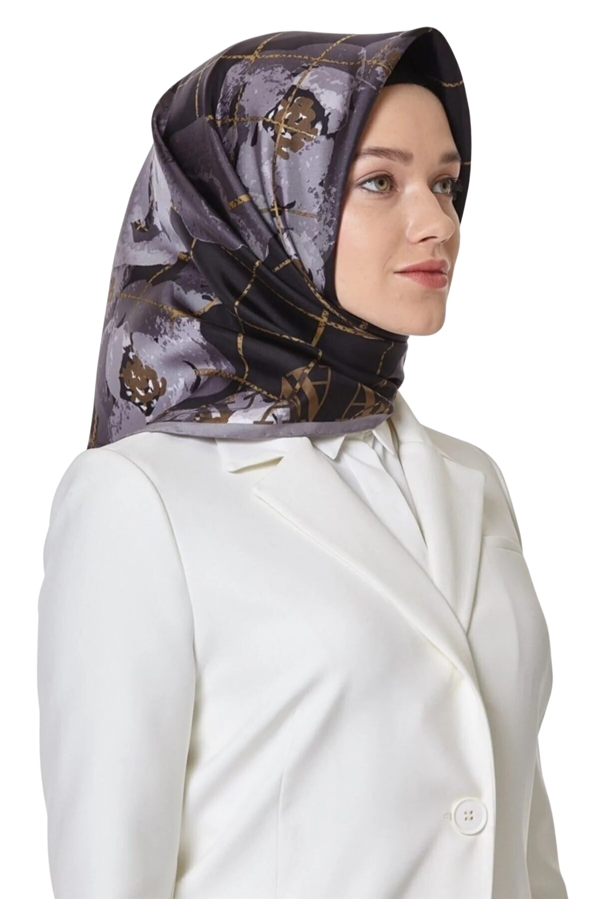 Armine Nostalji Serisi Sura İpek Eşarp 8144DS-04