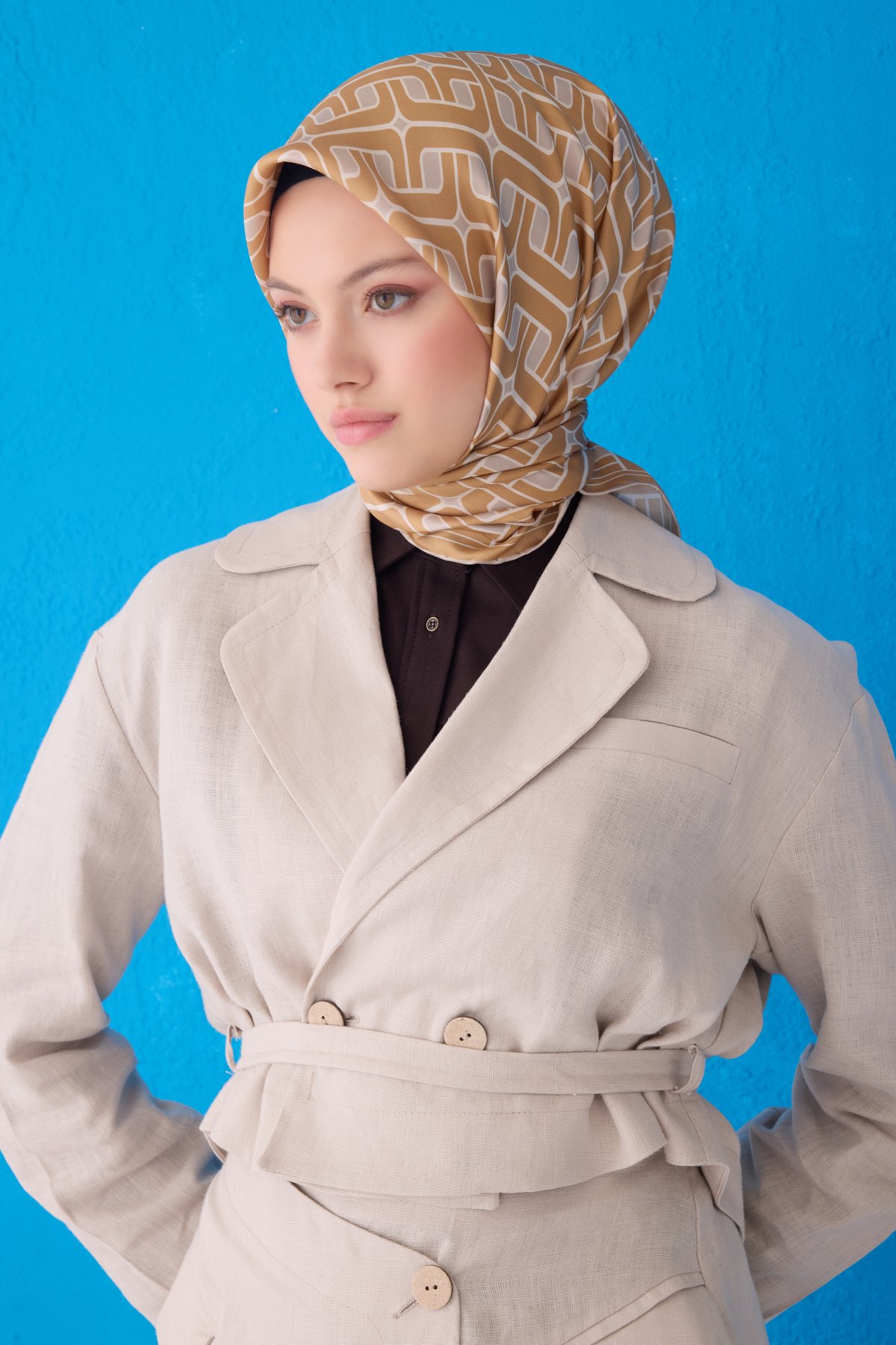 Belli Twill İpek Eşarp 4118D