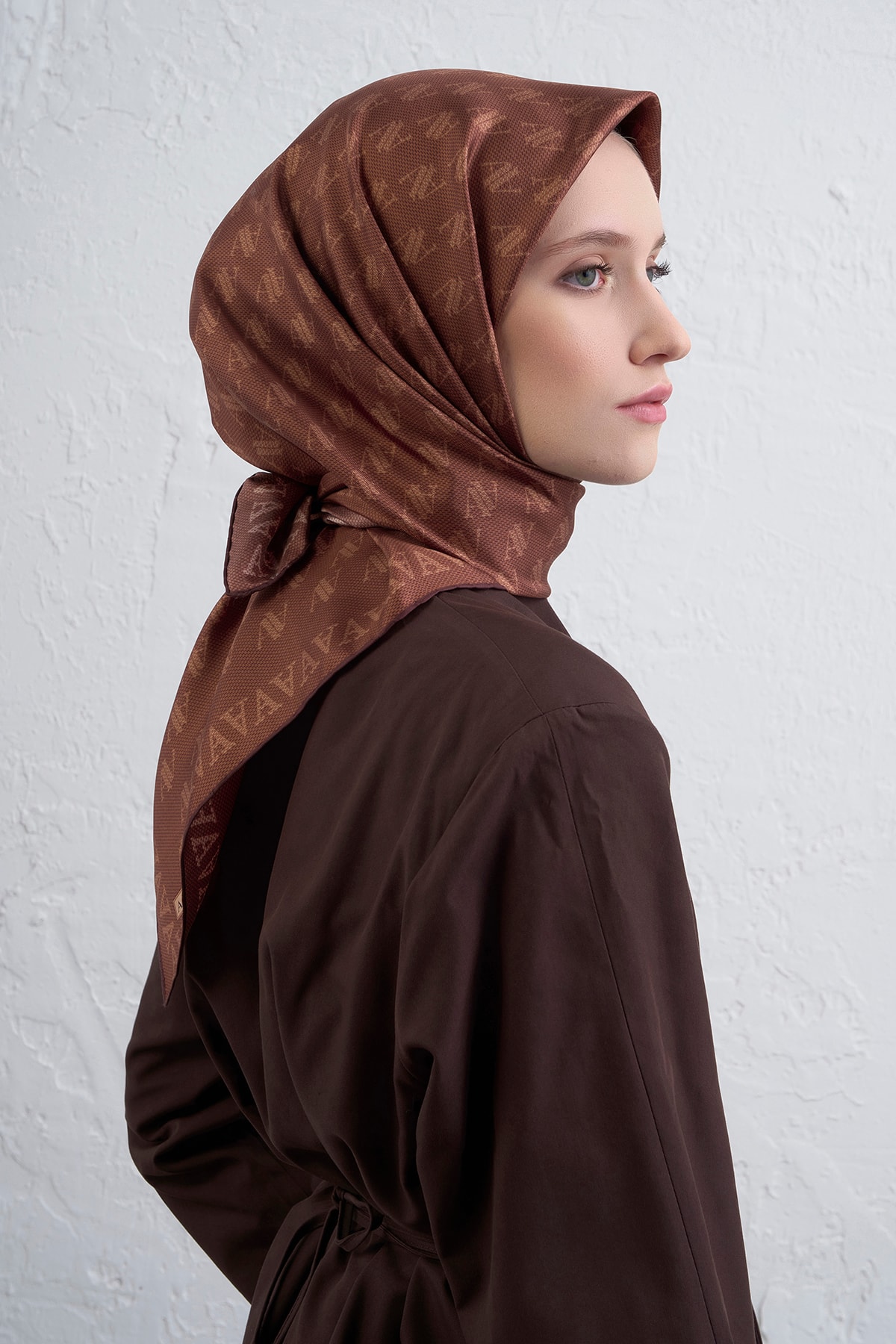 Armine Sura İpek Eşarp 9412DS - 35-Kiremit