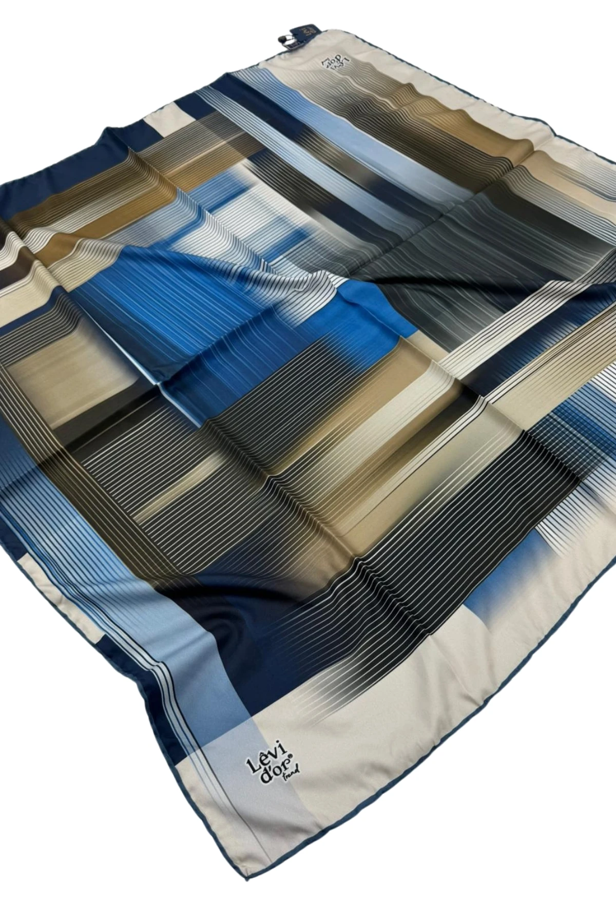 Levidor Trend Twill Eşarp LDT285 - 09-İndigo-Bej