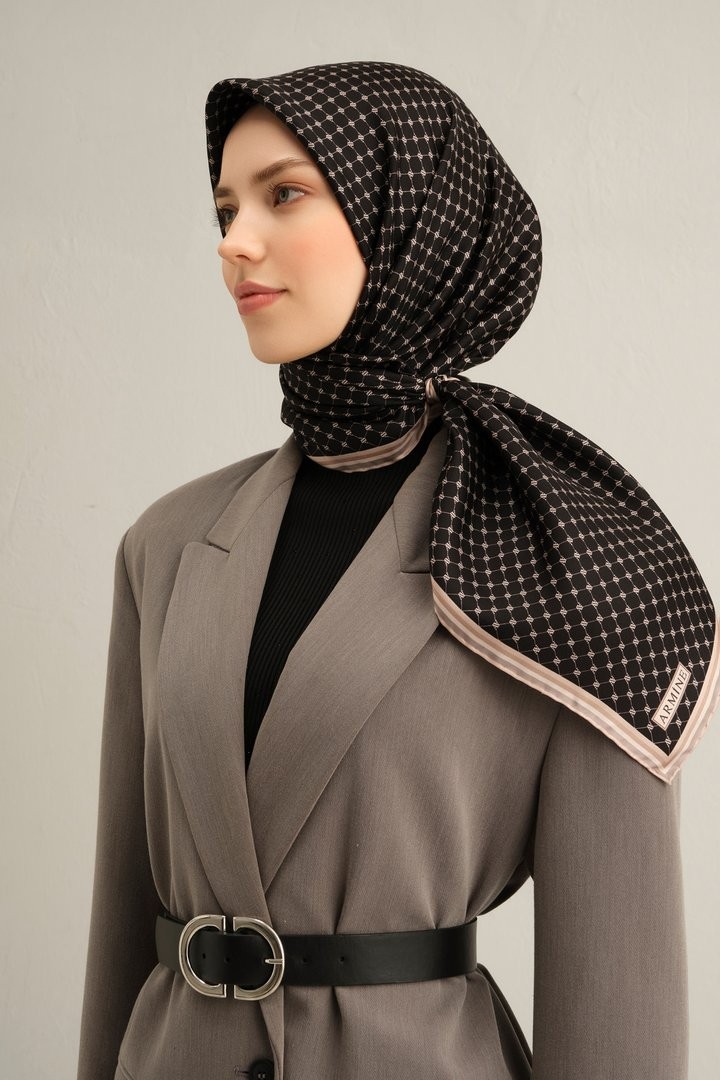 Armine Twill İpek Eşarp 9345D