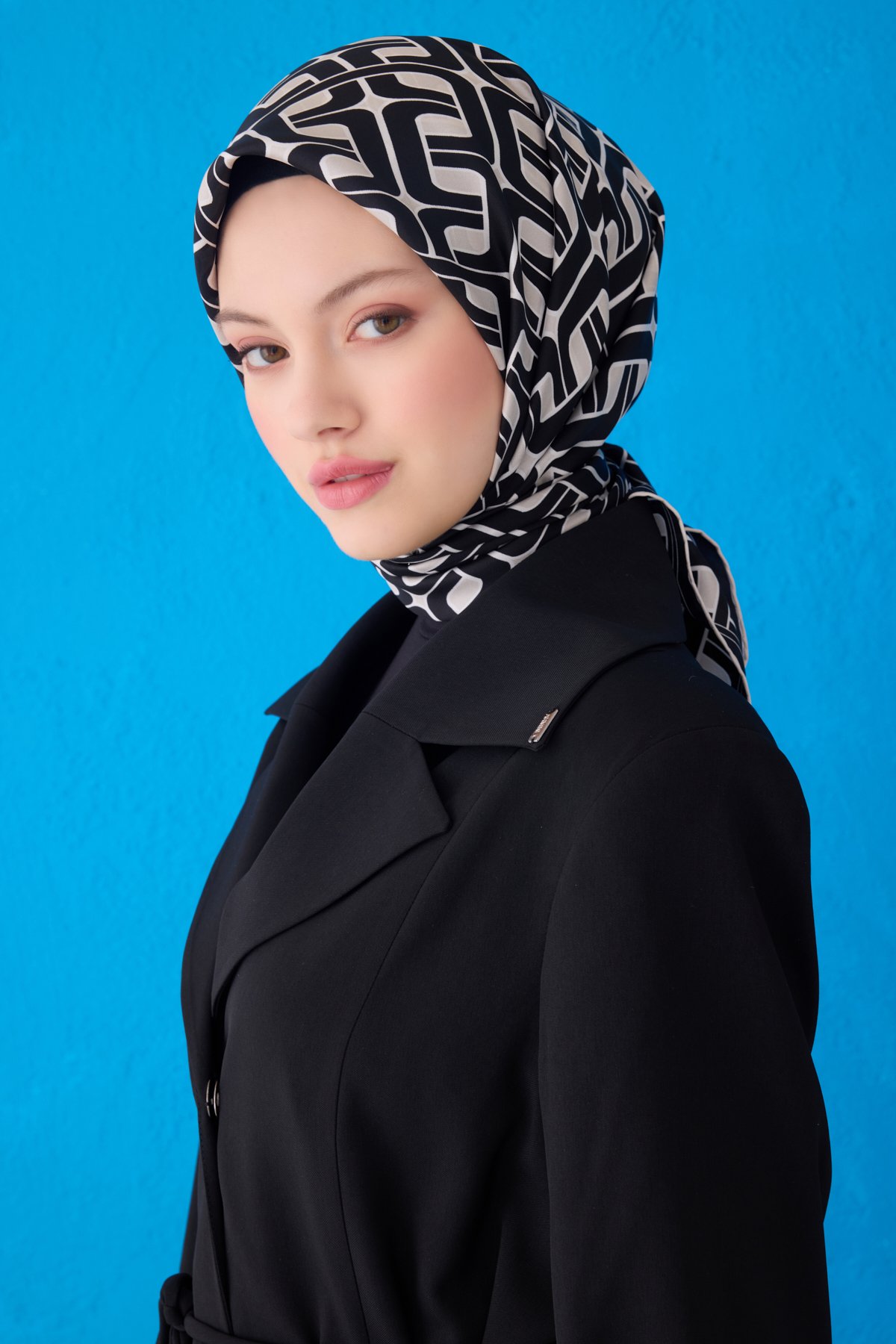Belli Twill İpek Eşarp 4118D - Çok Renkli 5