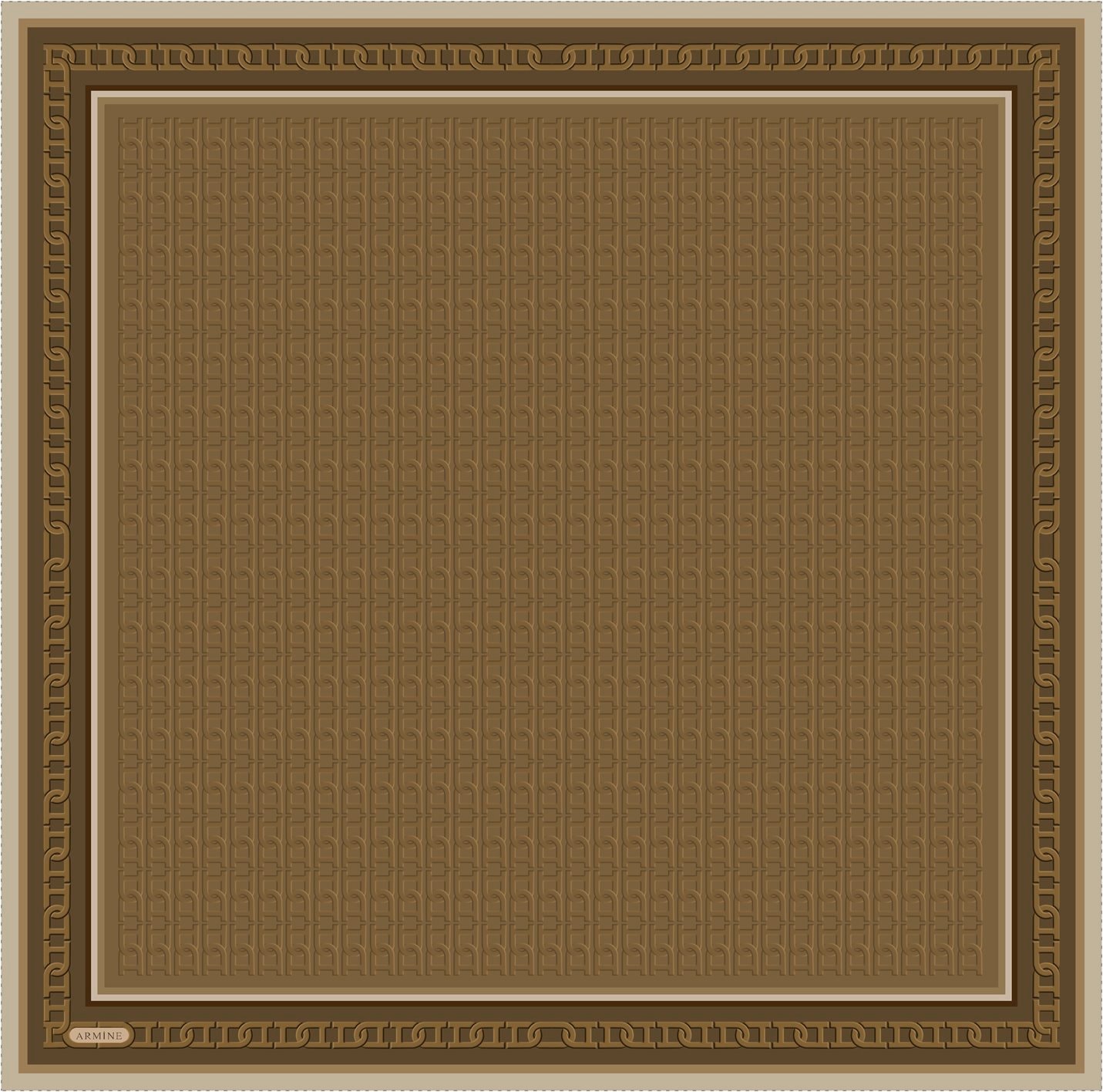 Armine Twill İpek Eşarp 9301D - Hardal - Yağ Yeşili