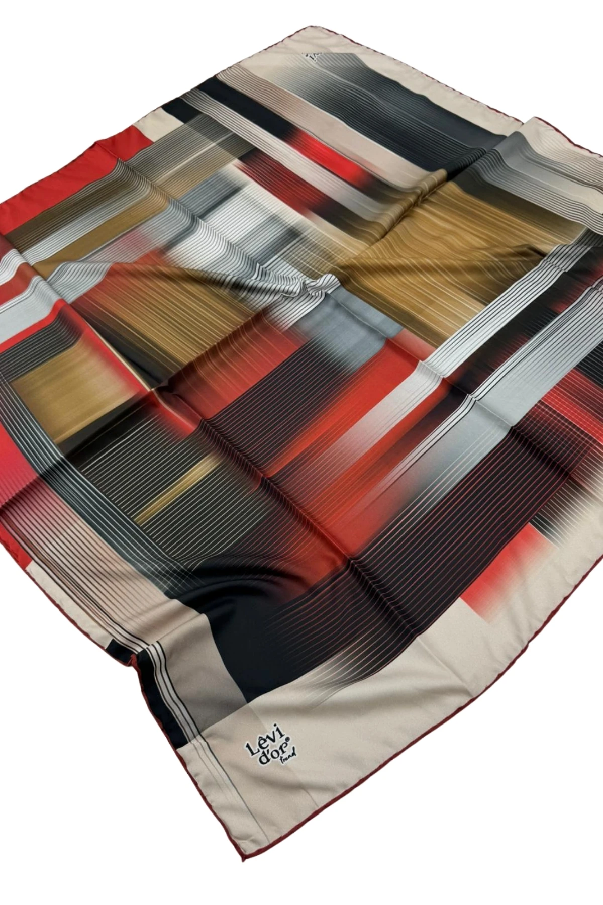 Levidor Trend Twill Eşarp LDT285 - 03-Kiremit-Gri