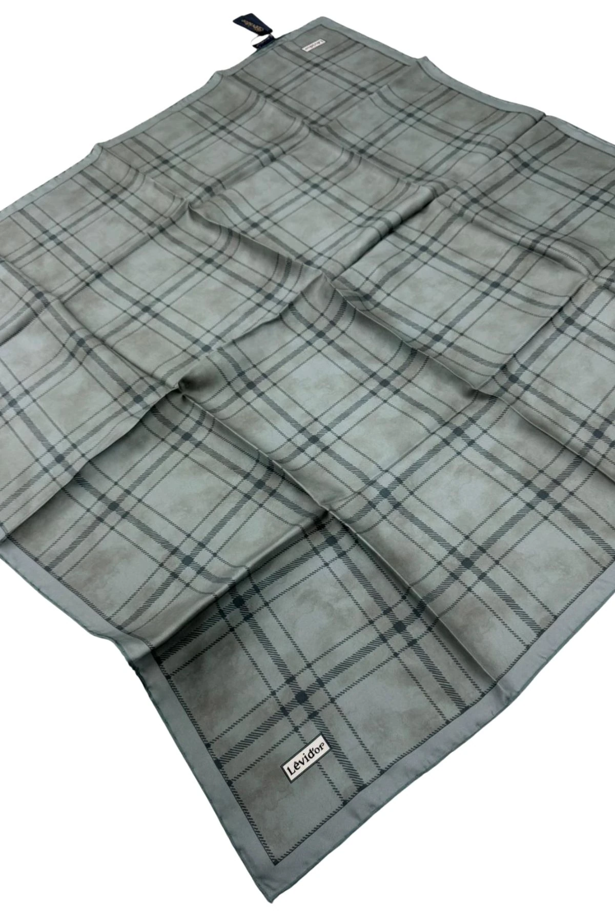 Levidor Twill İpek Eşarp LD1136 - 01-Keten Yeşili