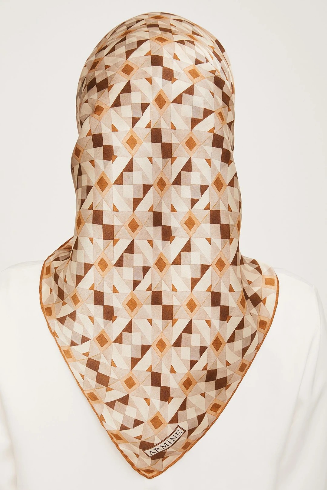 Armine Nostalji Serisi Twill İpek Eşarp 9045D-55