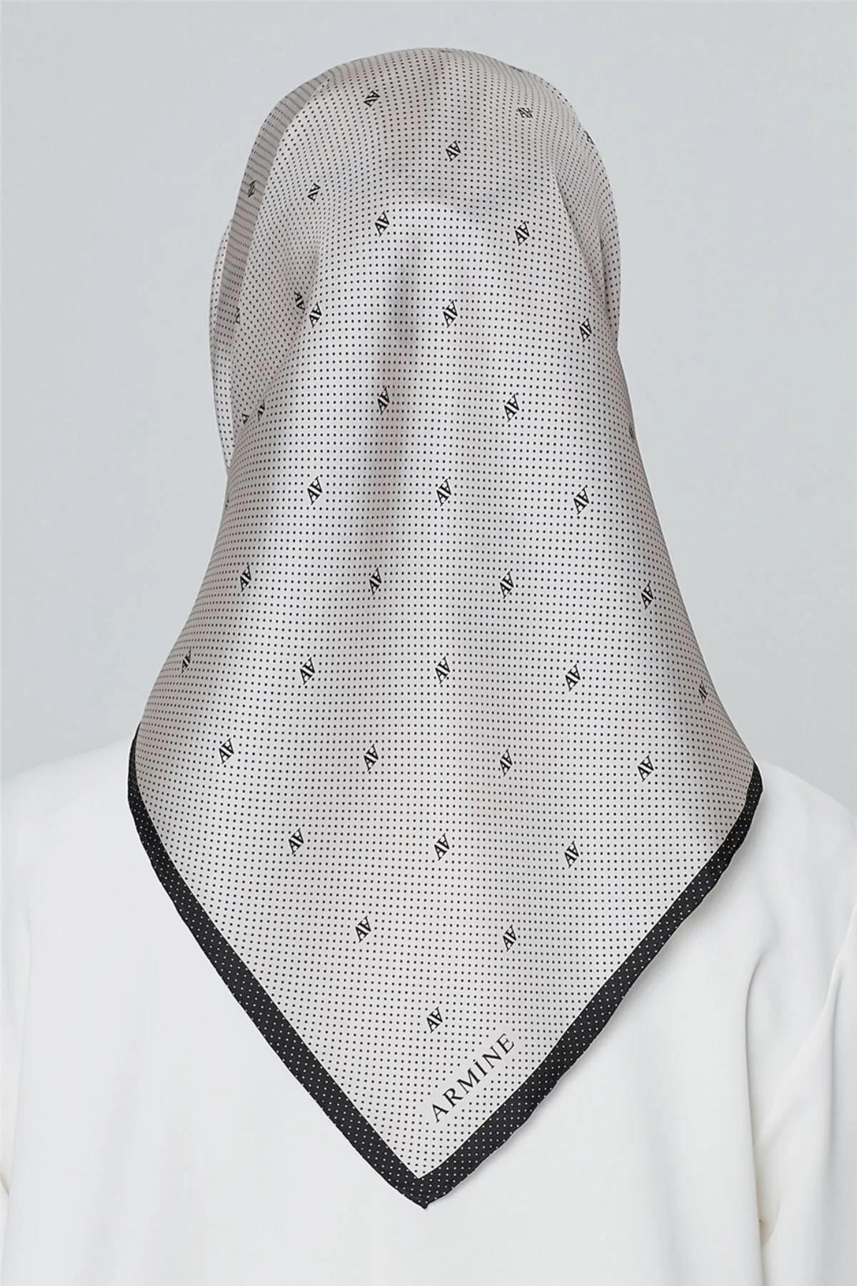 Armine Nostalji Serisi Twill İpek Eşarp 8259D-83