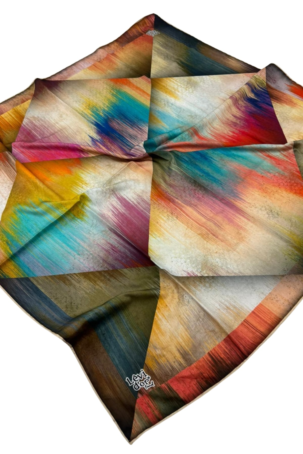 Levidor Trend Twill Eşarp LDT271-01 - 06-Bakır-Çok Renkli