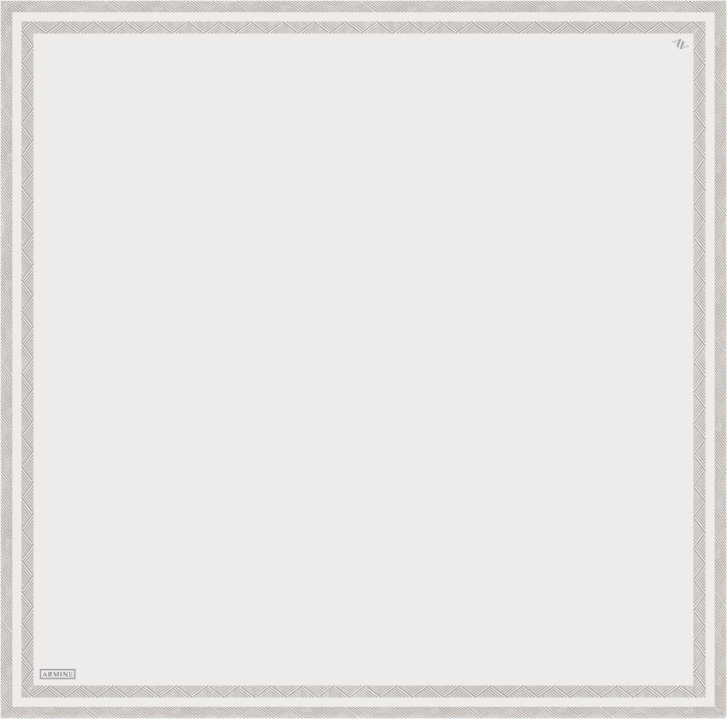 Armine Twill İpek Eşarp 9357D - Taş Rengi -