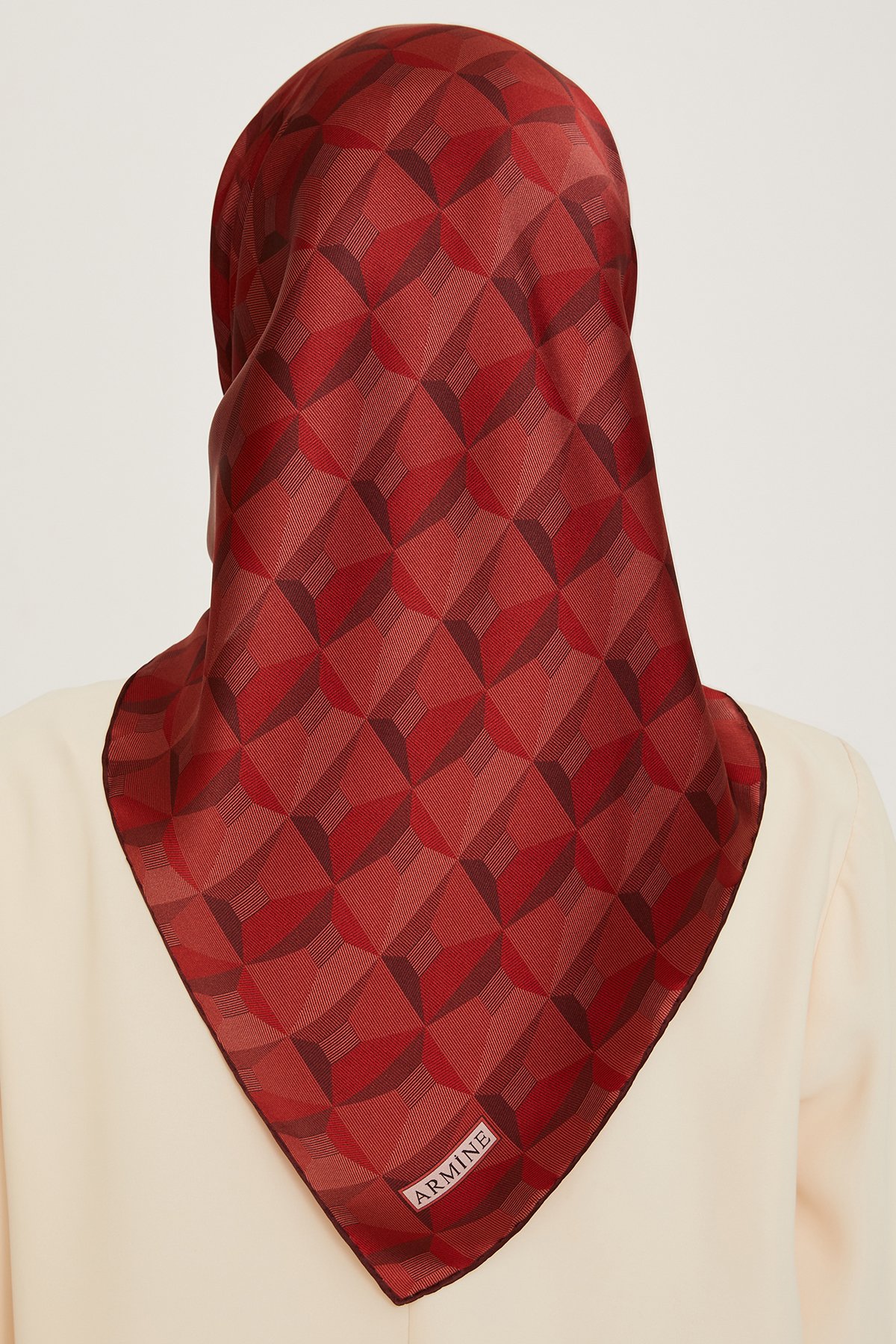Armine Nostalji Serisi İpek Twill Eşarp 9204D-56