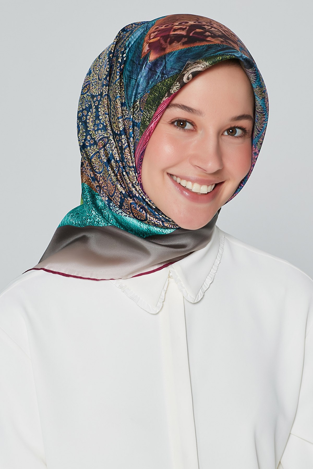 Armine Nostalji İpek Sura Eşarp 7639DS-11