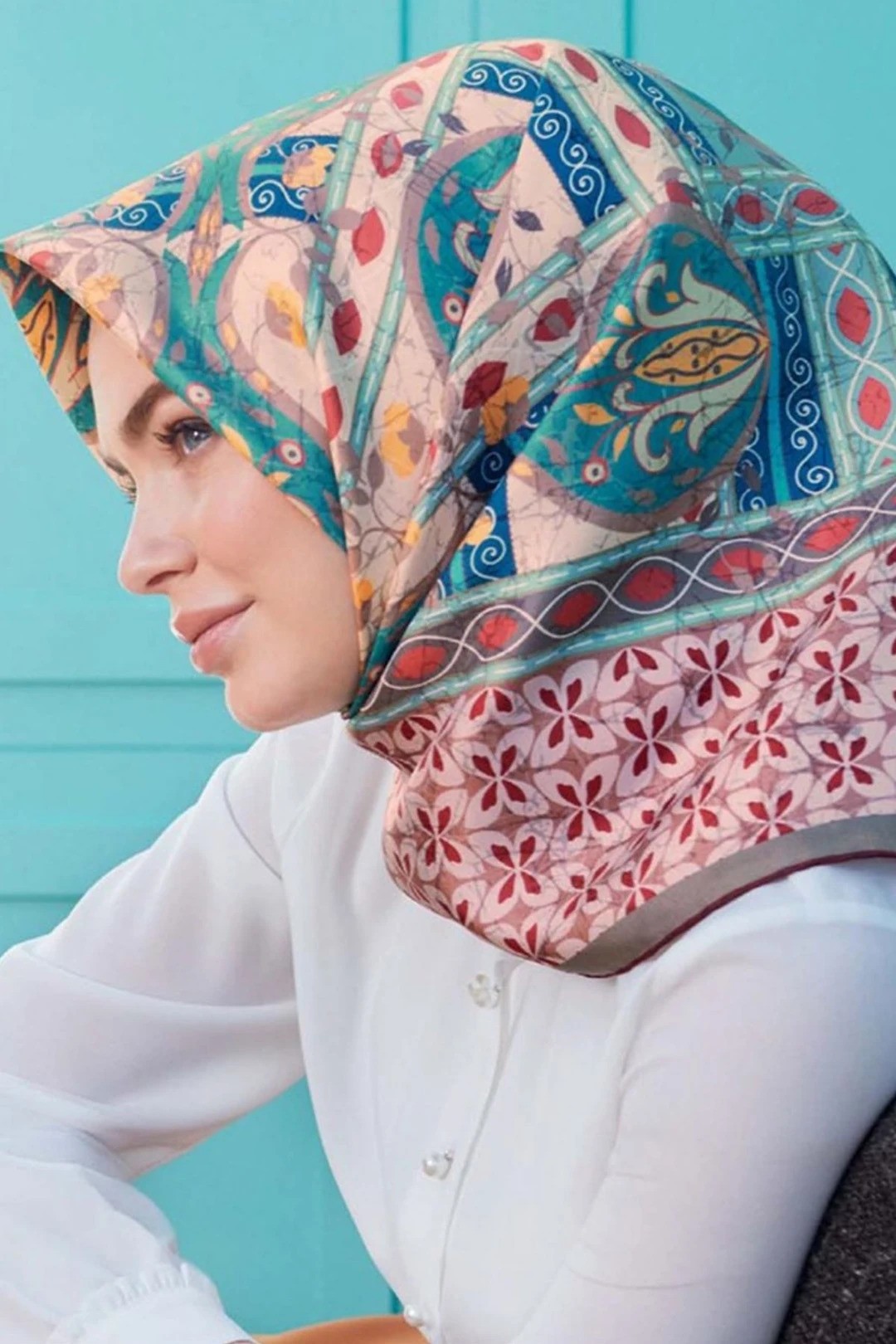 Armine Nostalji Serisi Twill İpek Eşarp 7932D-09