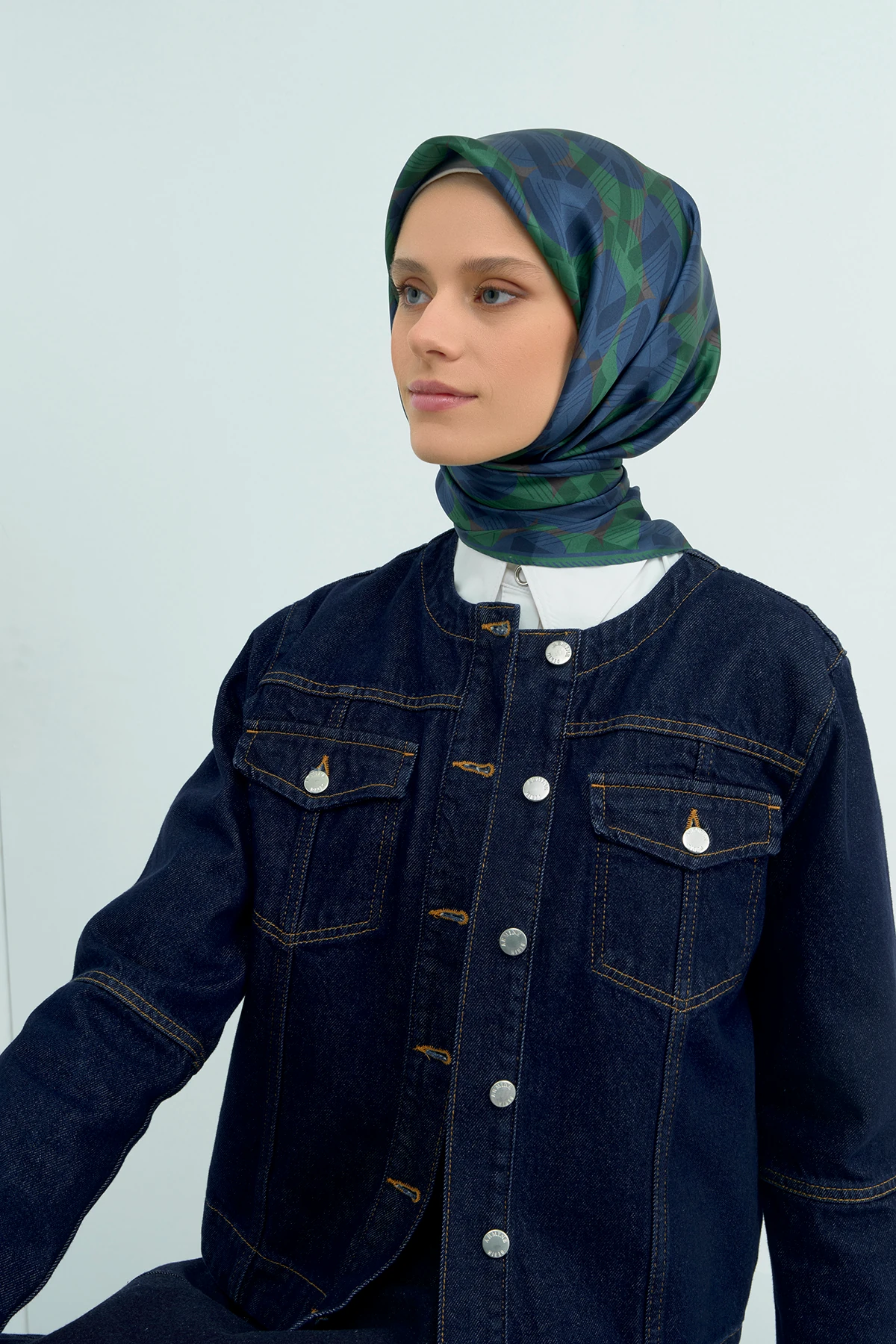 Armine Twill İpek Eşarp 9541D