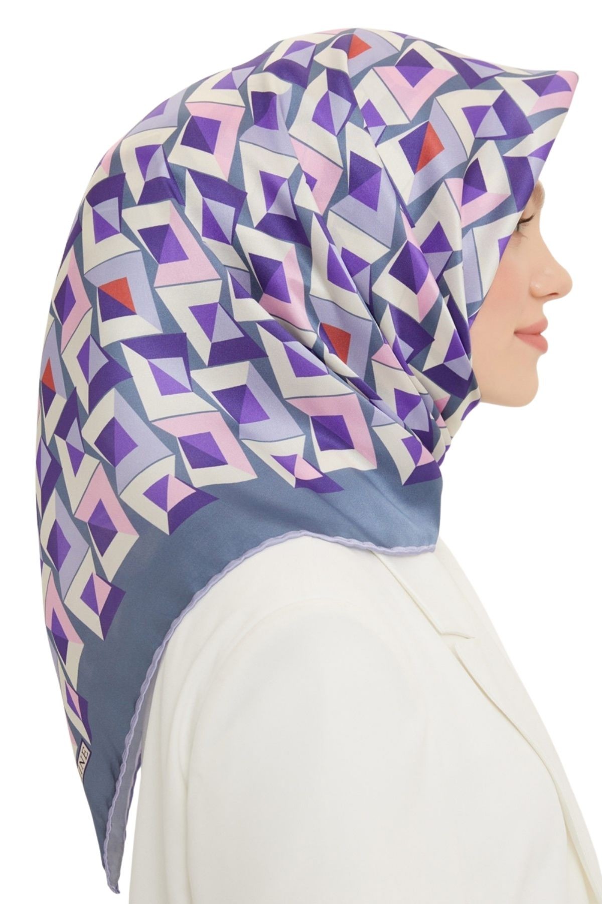 Armine Nostalji Serisi İpek Twill Eşarp 8720D-51