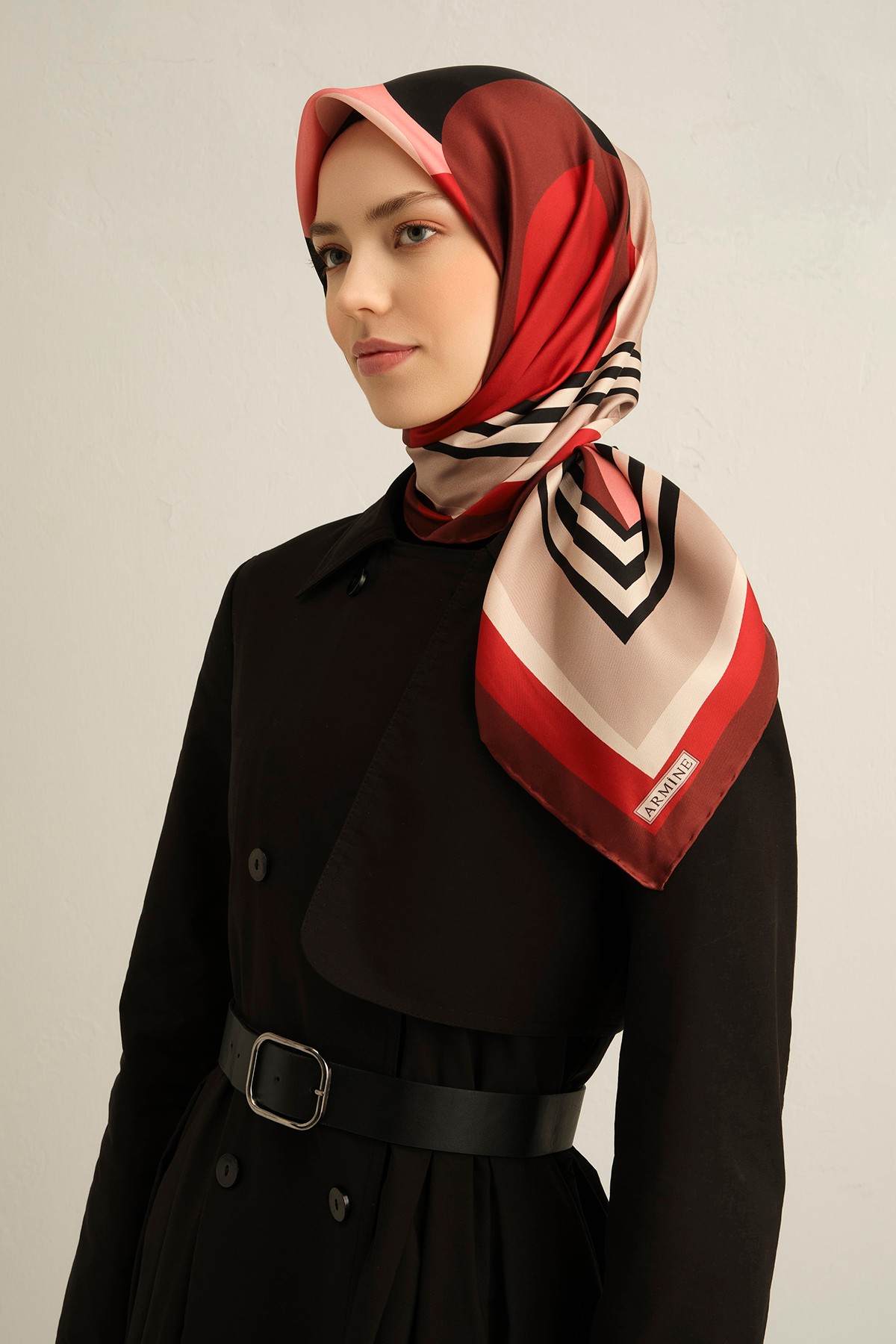 Armine Twill İpek Eşarp 9313D