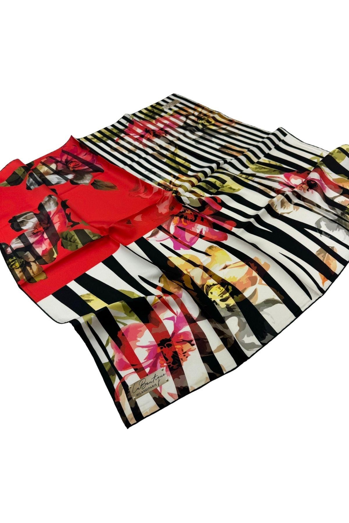 La Boutique 2023-2024 Sonbahar-Kış Twill Eşarp LB1939-07