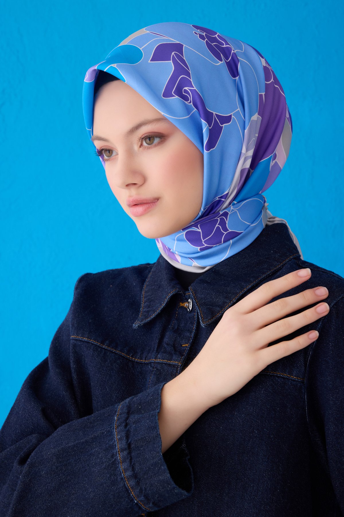Belli Twill İpek Eşarp 4127D
