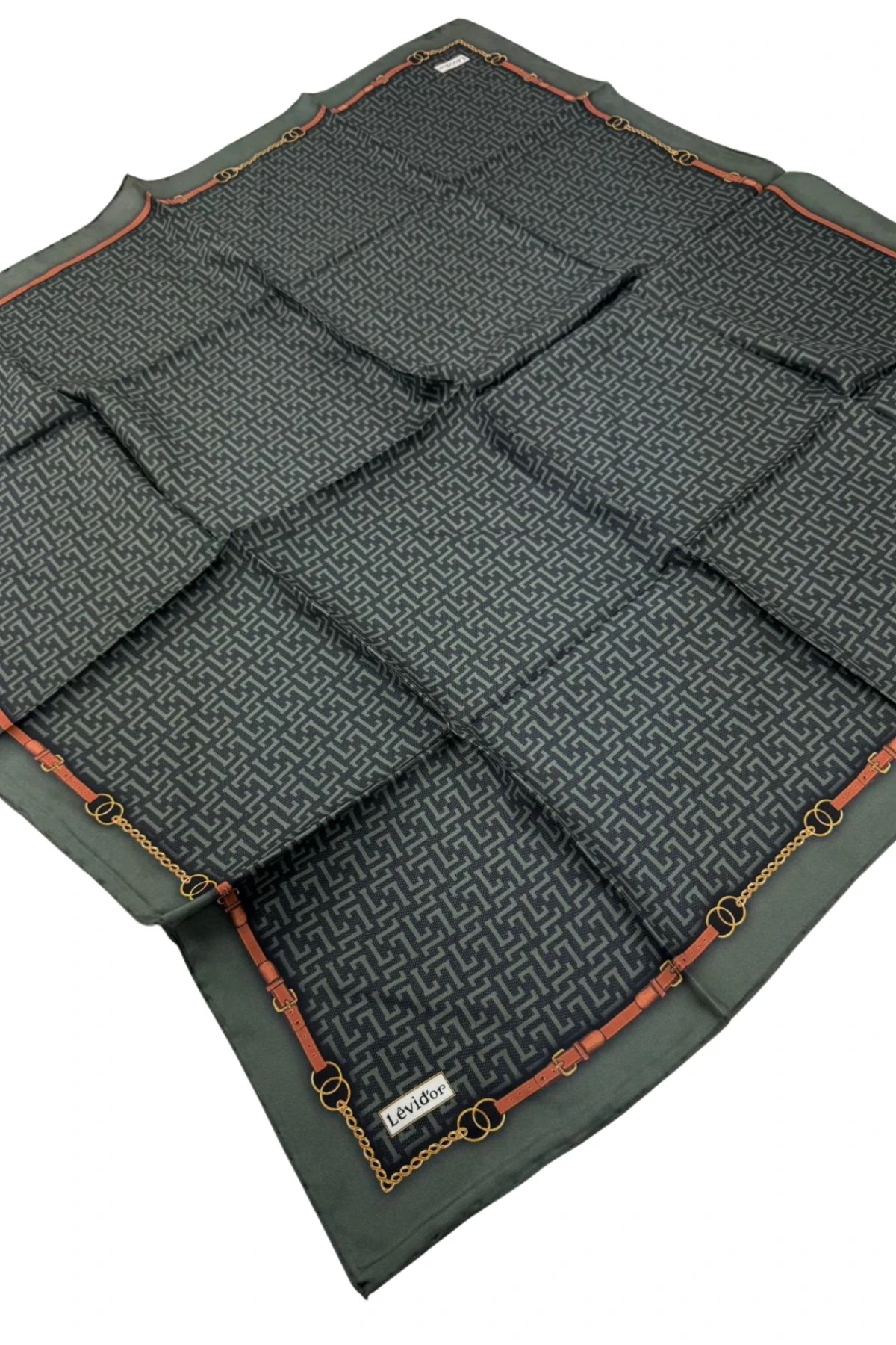 Levidor Twill İpek Eşarp LD1129 - 03-Haki