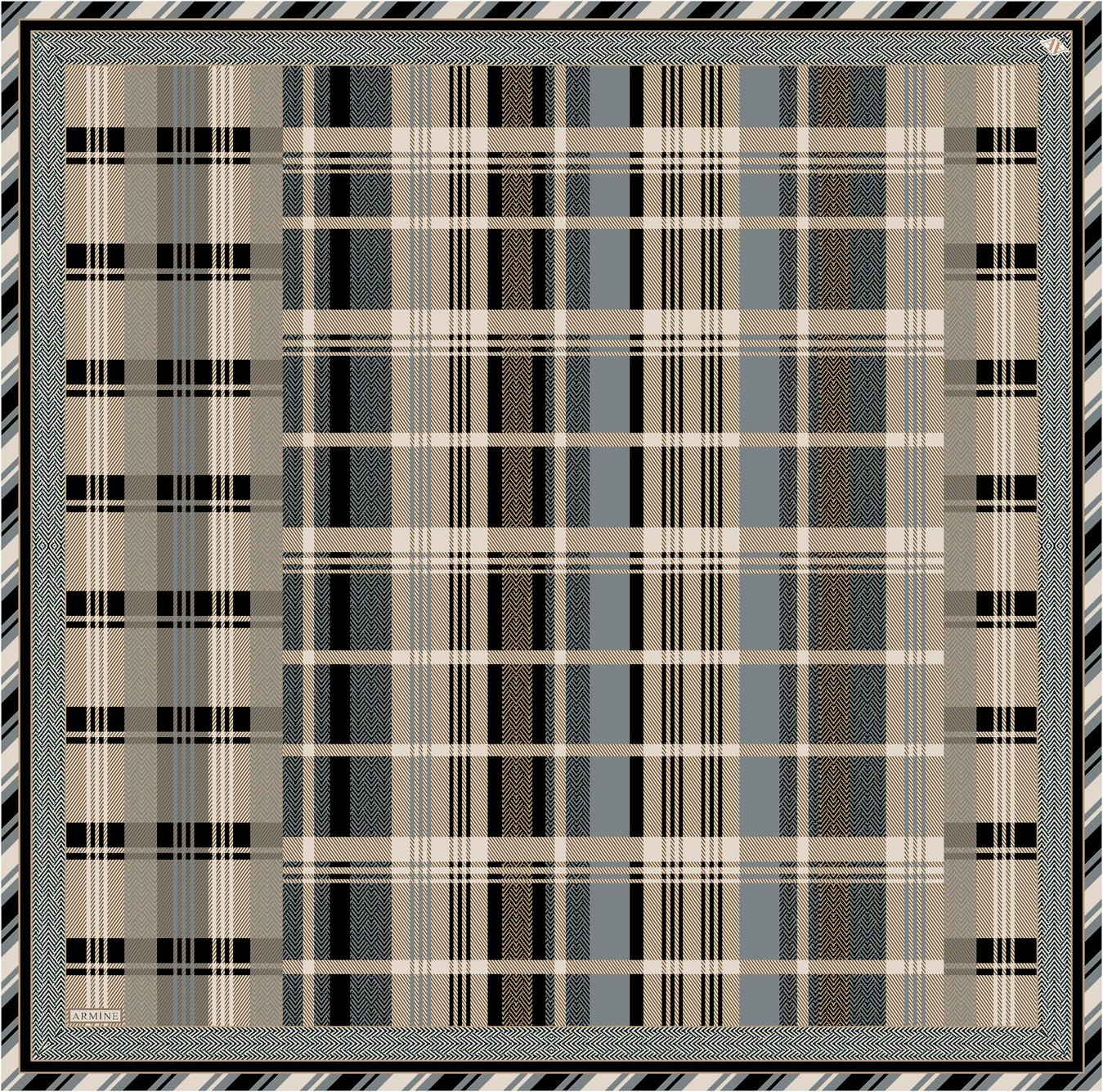 Armine İpek Twill Eşarp 9223D-02